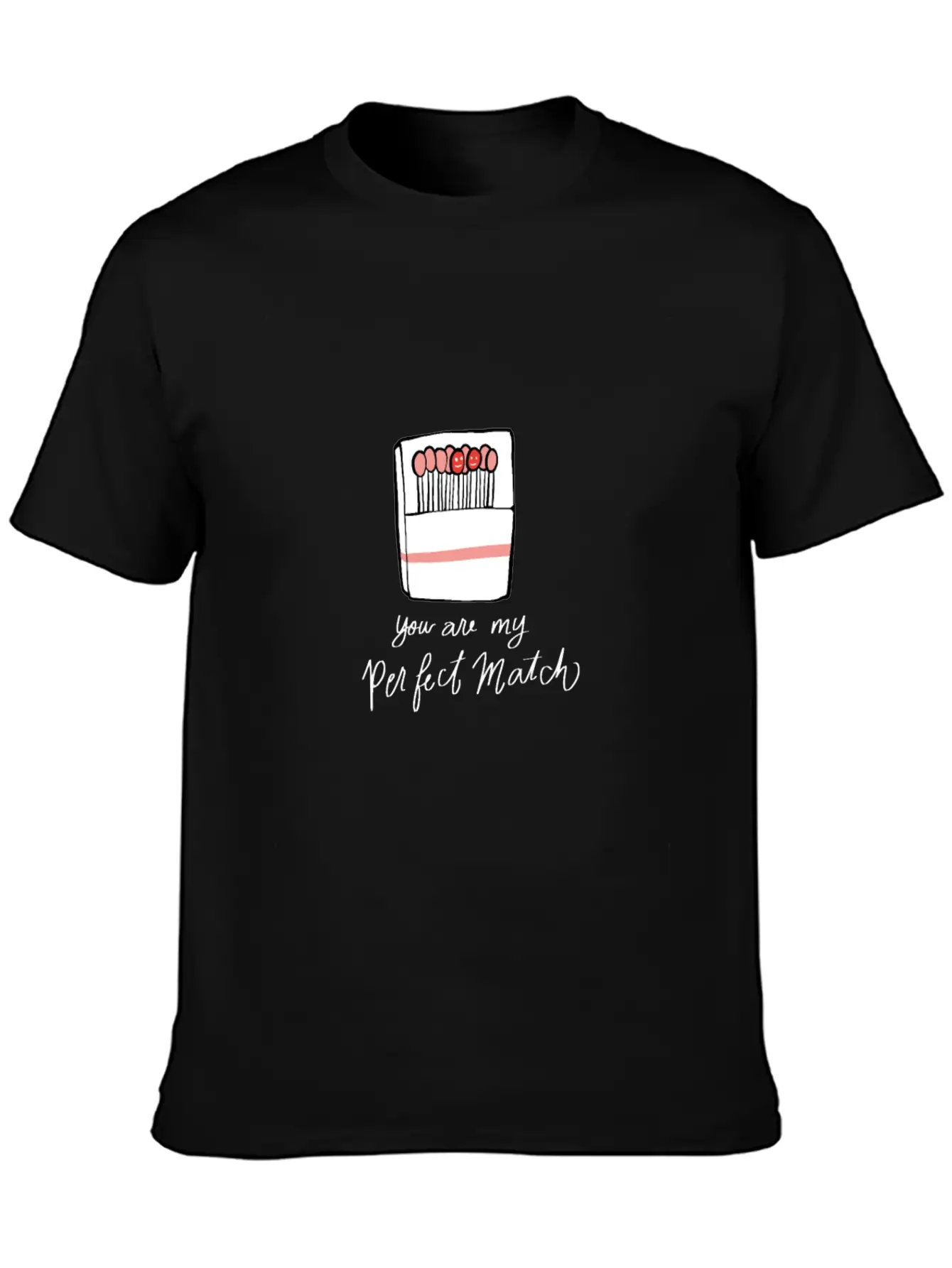 Perfect Match Single And Happy Gift Stylish Everyday T-Shirt – Unisex Basic Cotton Tee