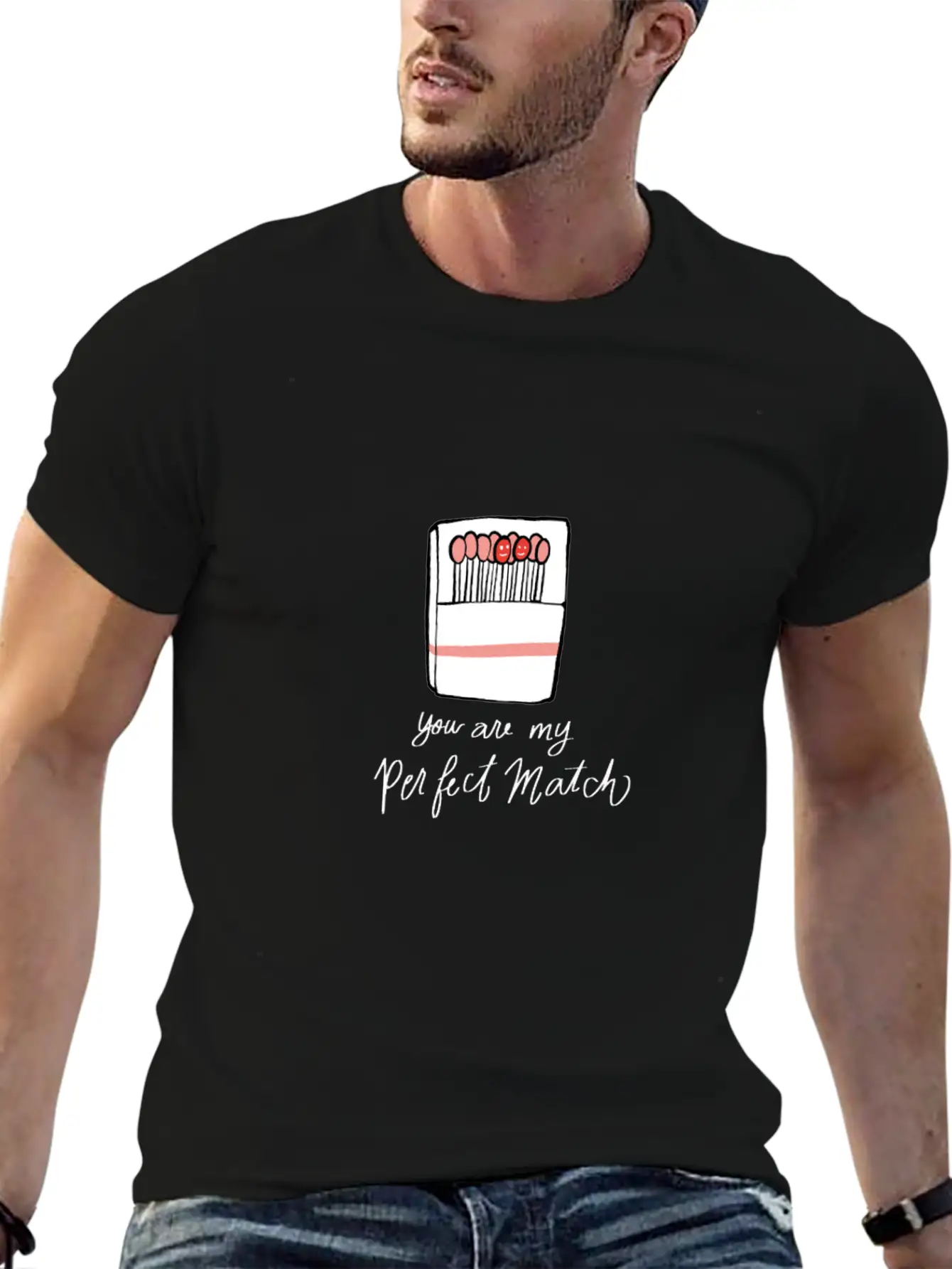 Perfect Match Single And Happy Gift Stylish Everyday T-Shirt – Unisex Basic Cotton Tee