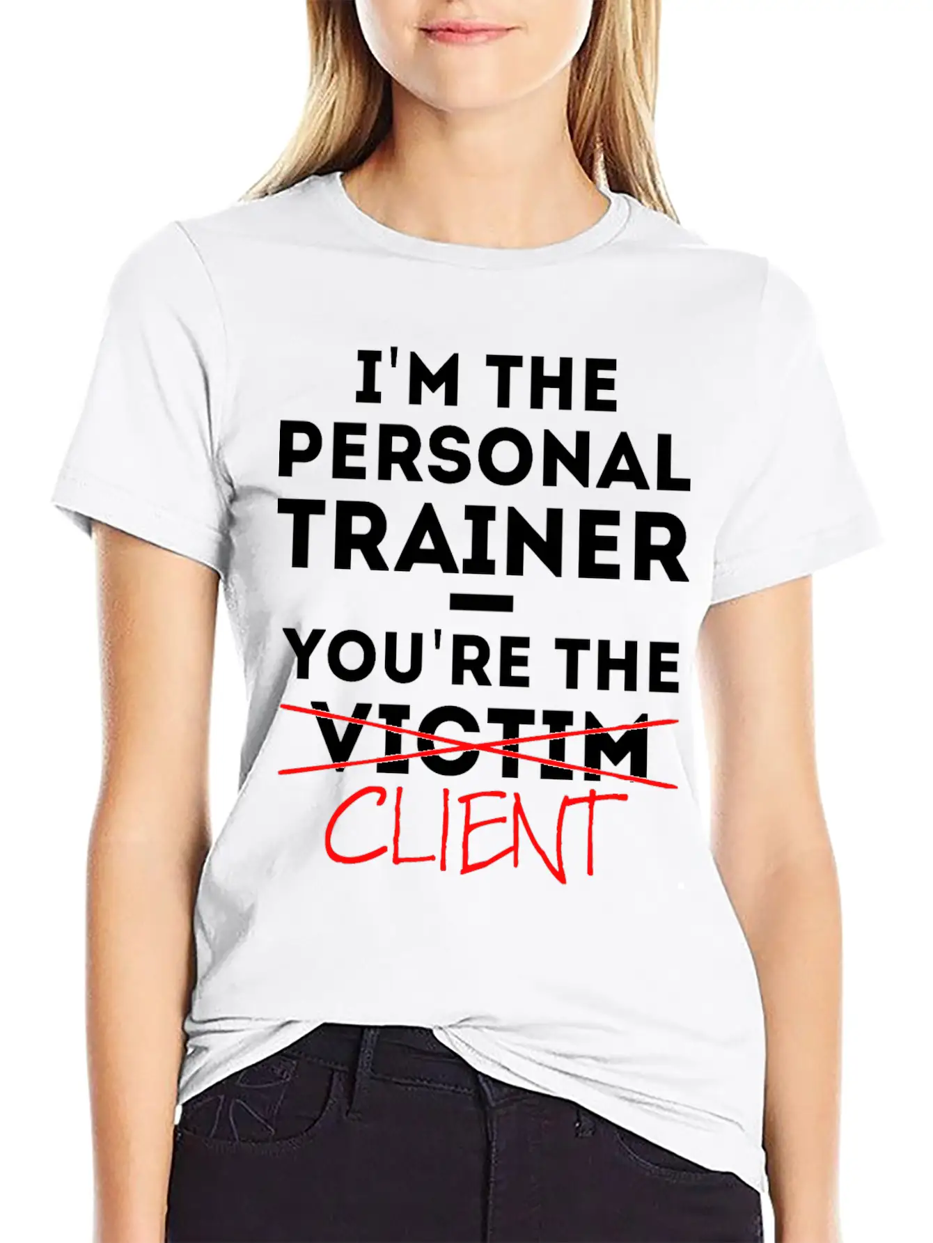 Personal Trainer Fitness Coach Saying Gift Basic Graphic T-Shirt – Daily Comfort In Soft Cotton