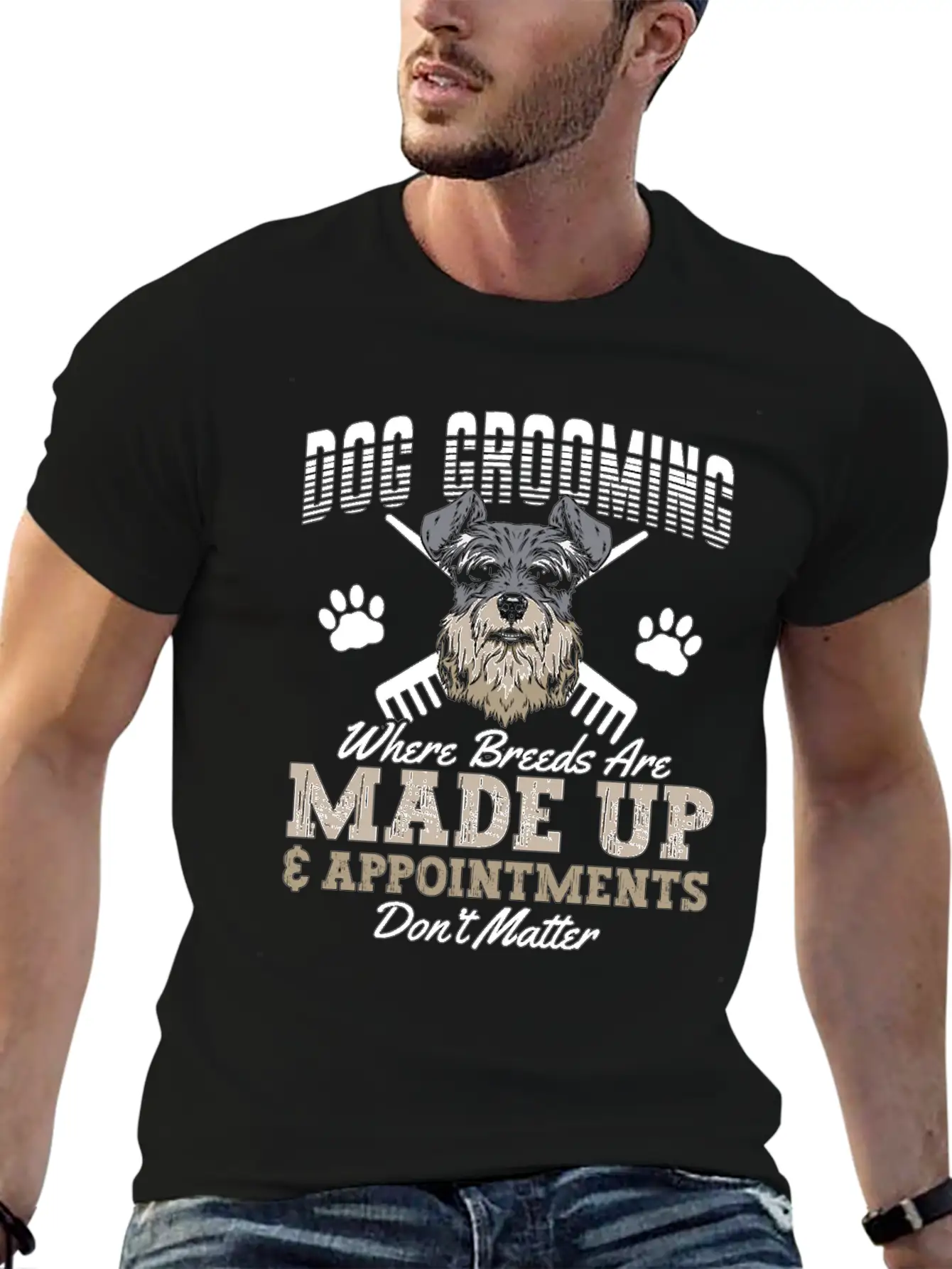 Pet Groomer Dog Grooming Where Pet Salon Groomer Timeless Short Sleeve Tee – Comfy And Minimalist Design