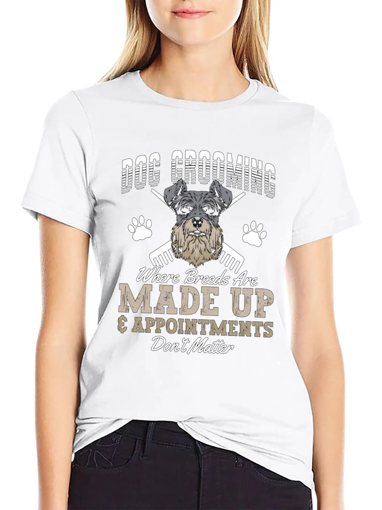 Pet Groomer Dog Grooming Where Pet Salon Groomer Timeless Short Sleeve Tee – Comfy And Minimalist Design