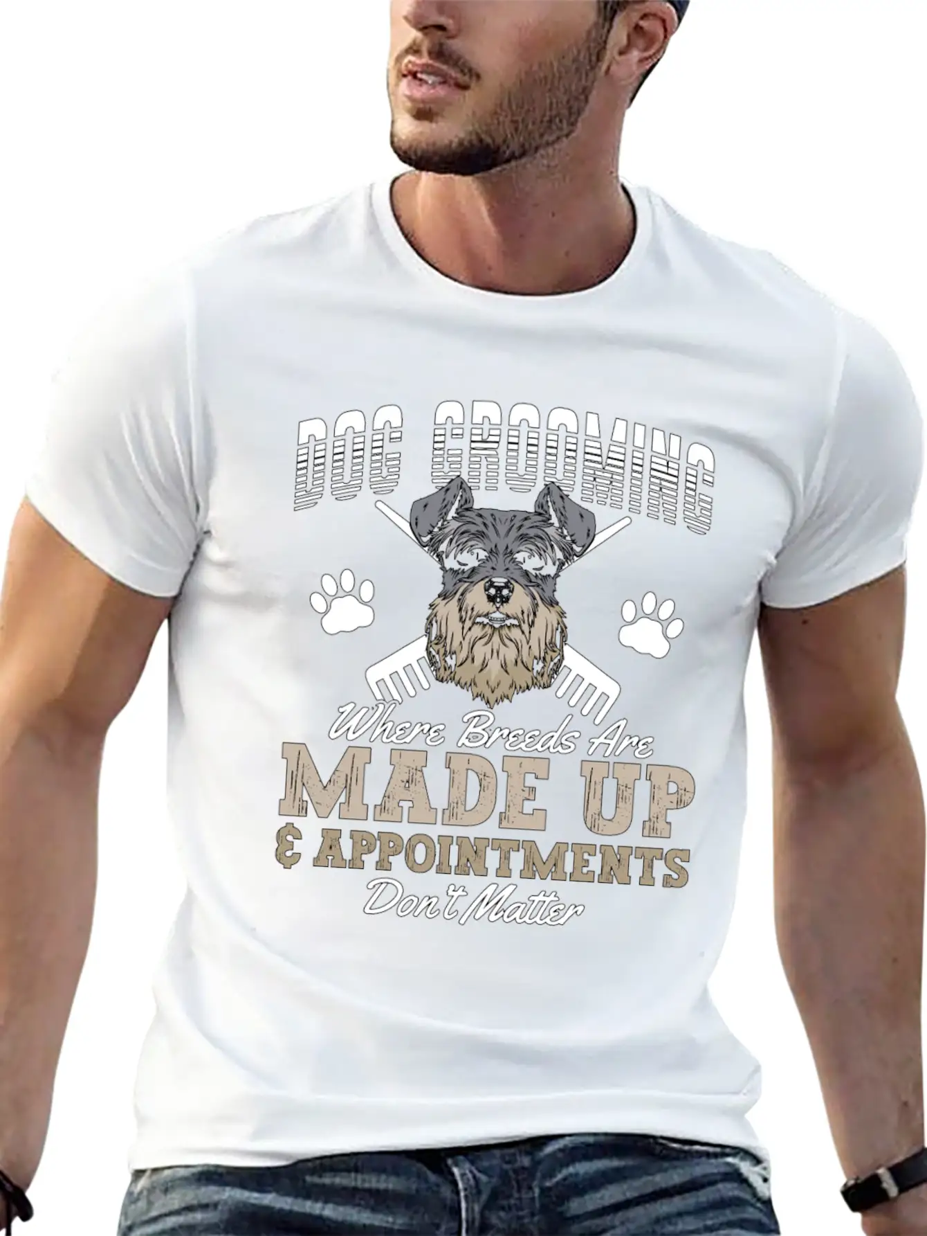 Pet Groomer Dog Grooming Where Pet Salon Groomer Timeless Short Sleeve Tee – Comfy And Minimalist Design