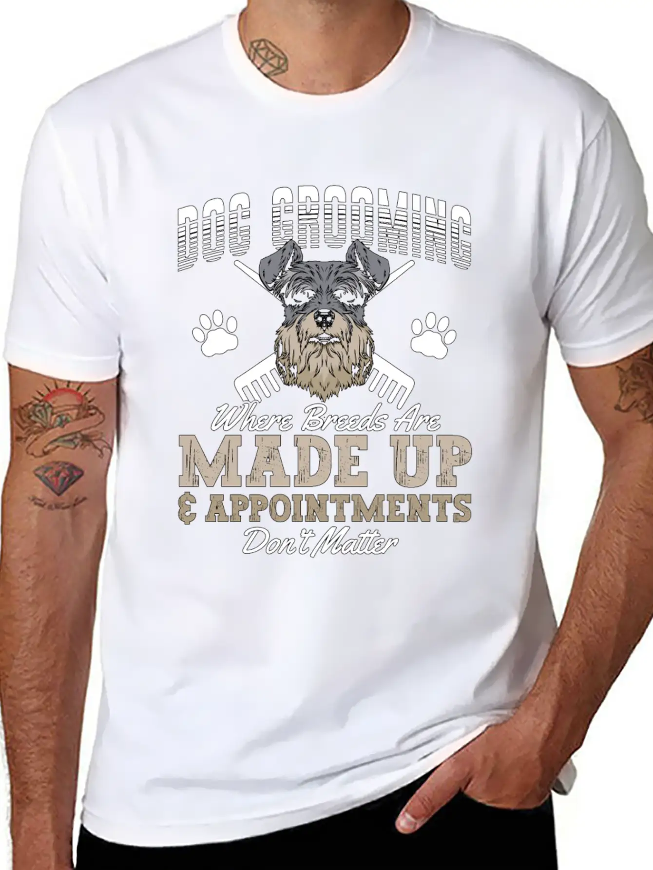 Pet Groomer Dog Grooming Where Pet Salon Groomer Timeless Short Sleeve Tee – Comfy And Minimalist Design