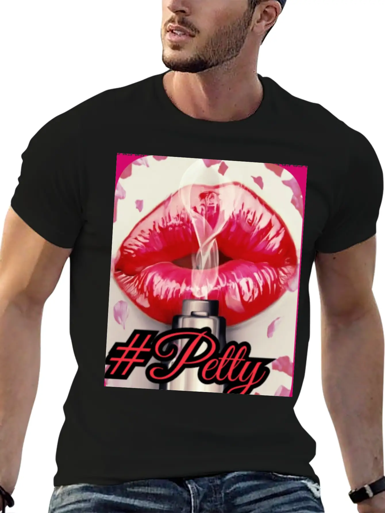 Petty Lips Stylish Everyday T-Shirt – Unisex Basic Cotton Tee