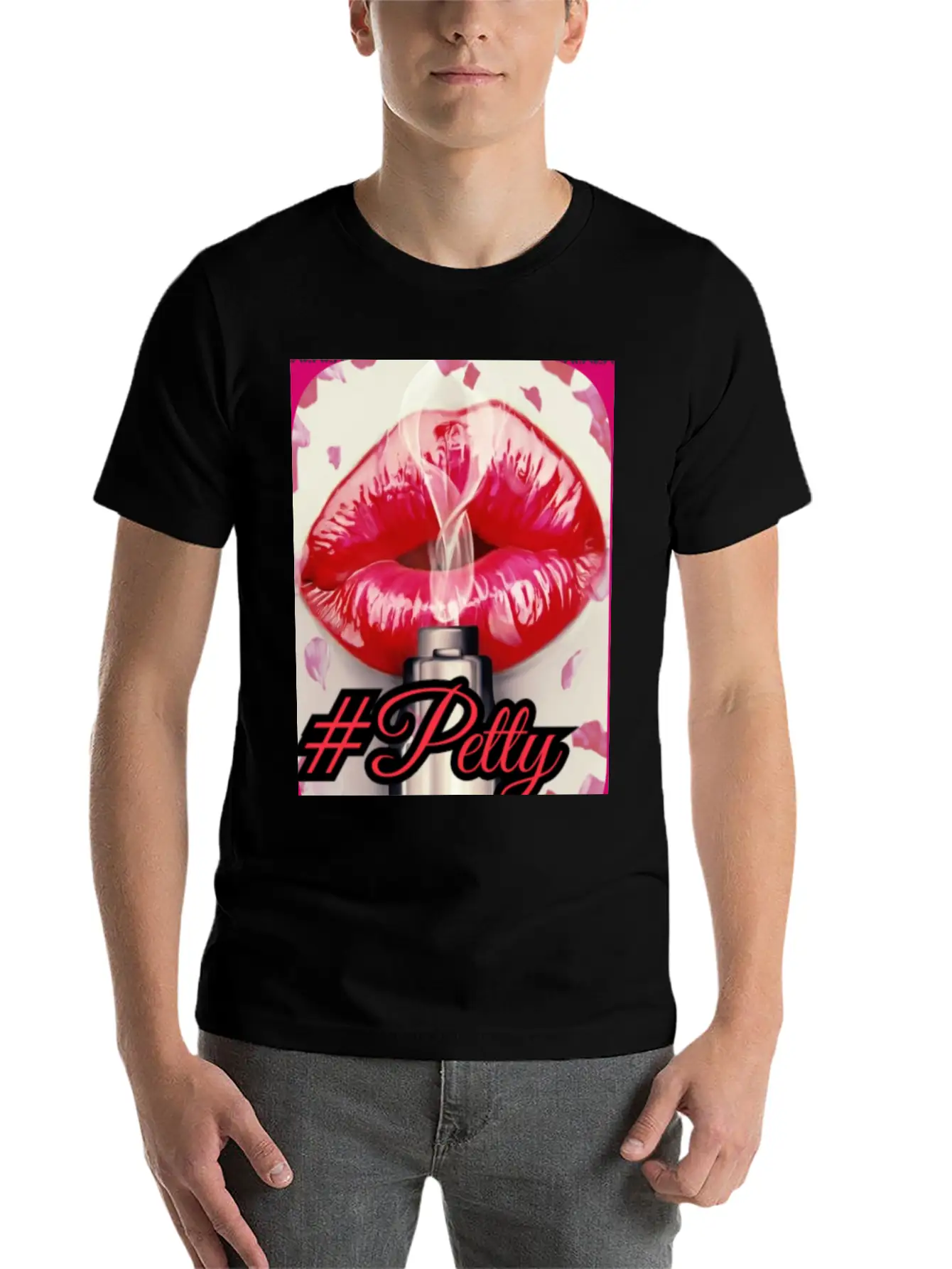 Petty Lips Stylish Everyday T-Shirt – Unisex Basic Cotton Tee