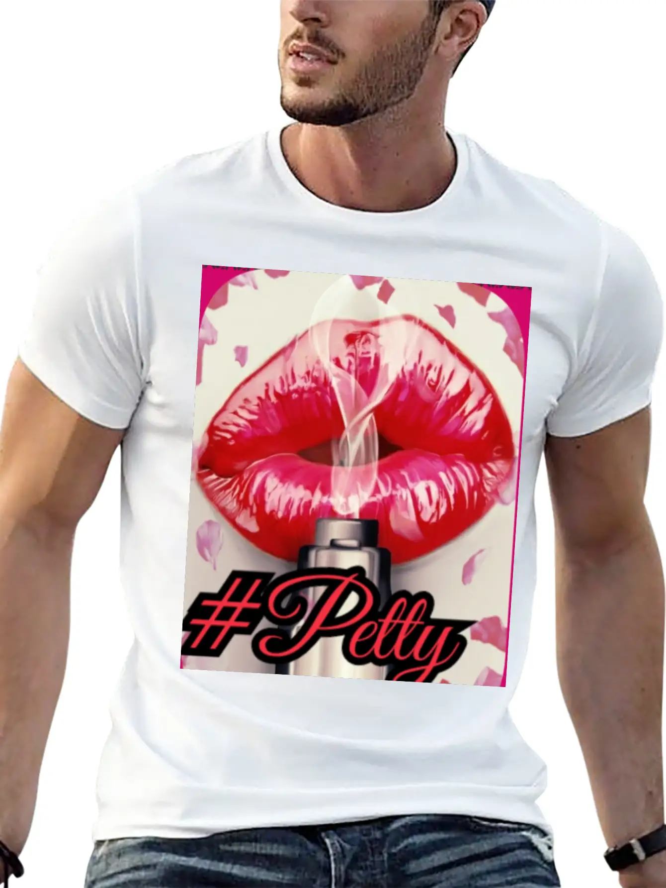 Petty Lips Stylish Everyday T-Shirt – Unisex Basic Cotton Tee