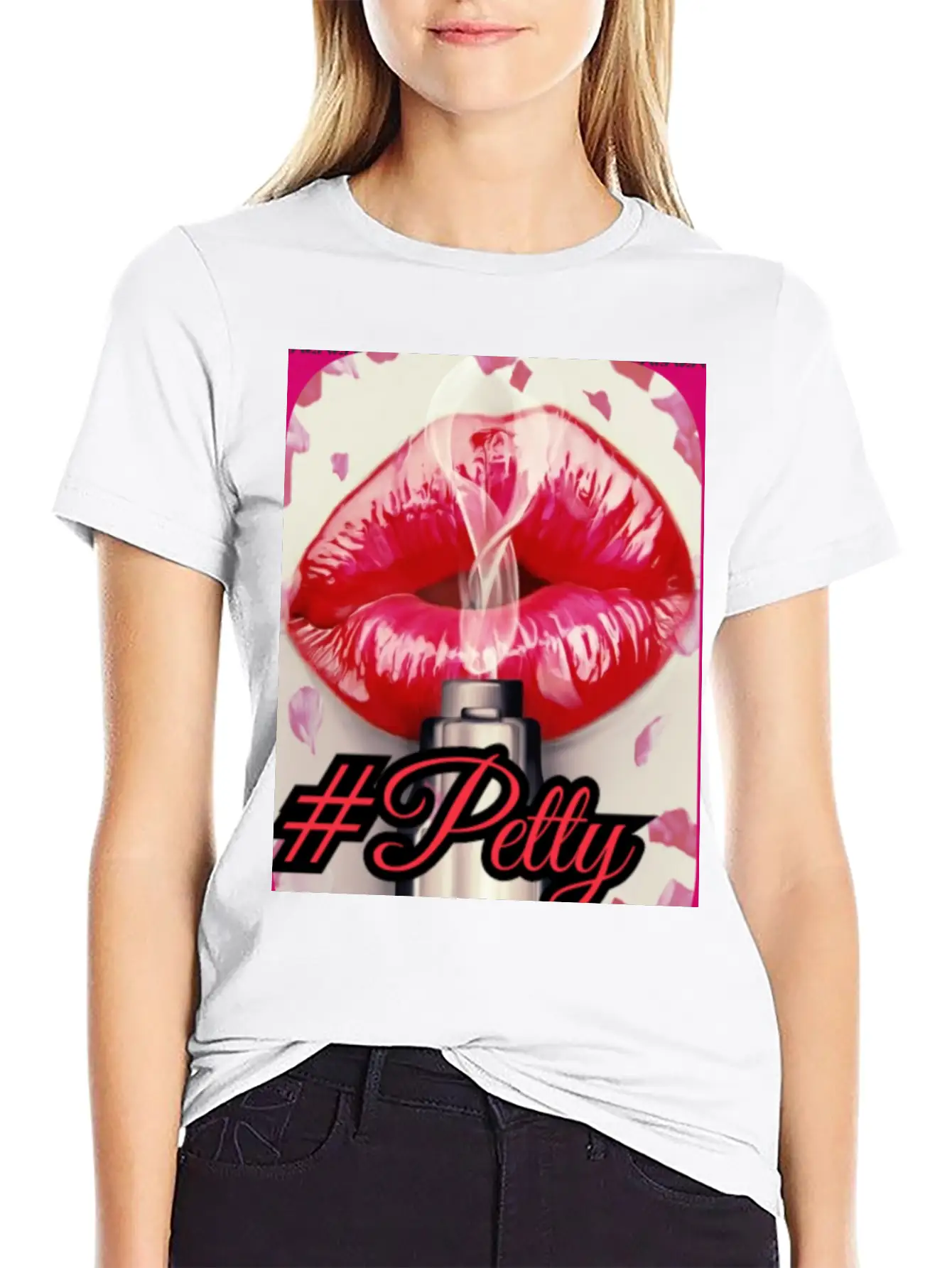 Petty Lips Stylish Everyday T-Shirt – Unisex Basic Cotton Tee