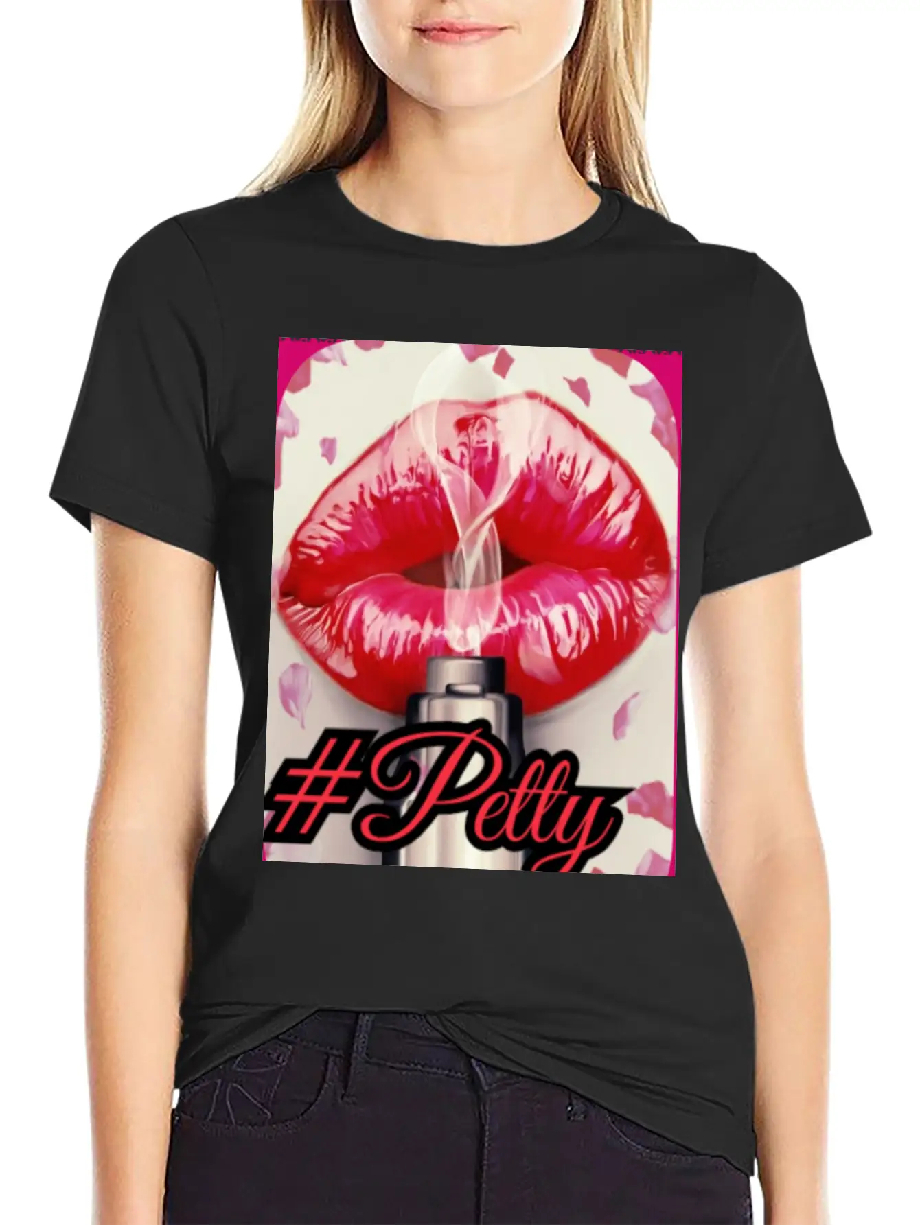 Petty Lips Stylish Everyday T-Shirt – Unisex Basic Cotton Tee