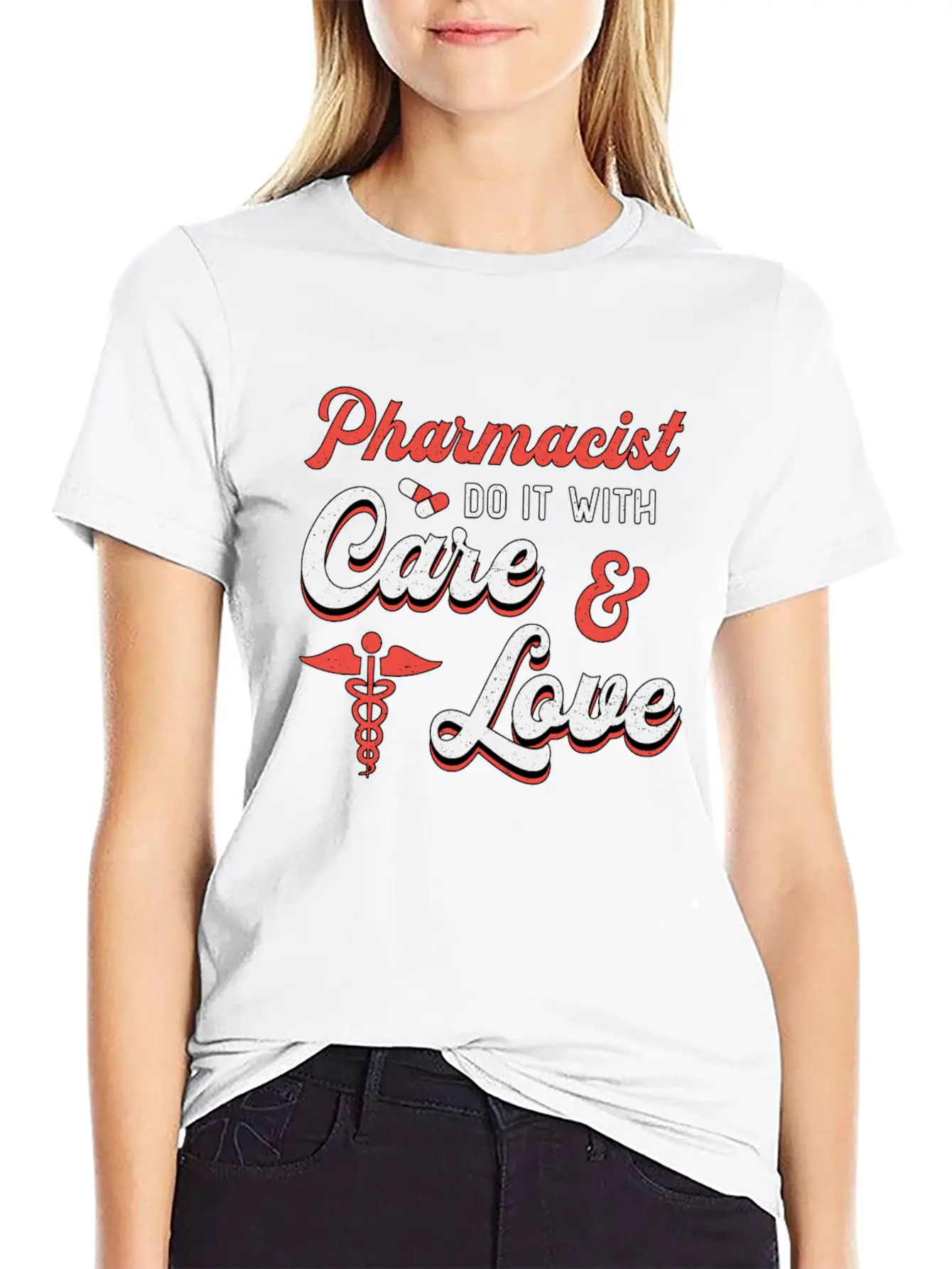 Pharmacist Do It With Care Pharmacy Technician Timeless Short Sleeve Tee – Comfy And Minimalist Design