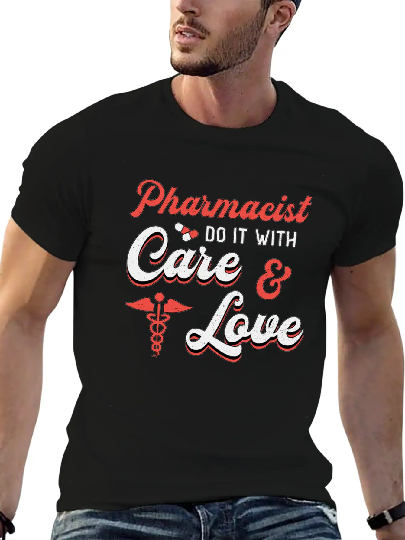 Pharmacist Do It With Care Pharmacy Technician Timeless Short Sleeve Tee – Comfy And Minimalist Design
