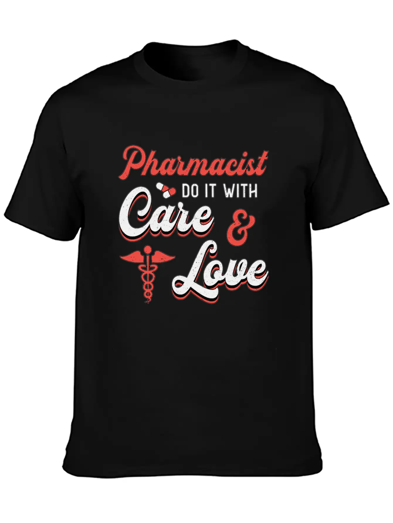 Pharmacist Do It With Care Pharmacy Technician Timeless Short Sleeve Tee – Comfy And Minimalist Design