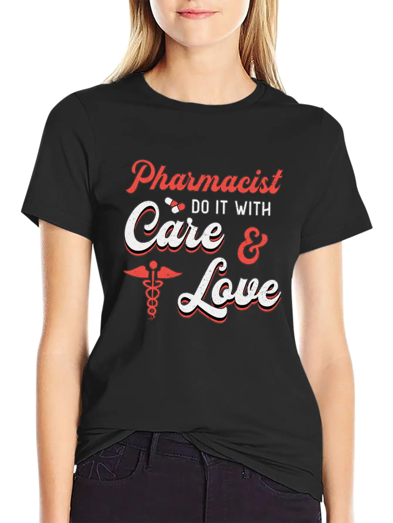 Pharmacist Do It With Care Pharmacy Technician Timeless Short Sleeve Tee – Comfy And Minimalist Design