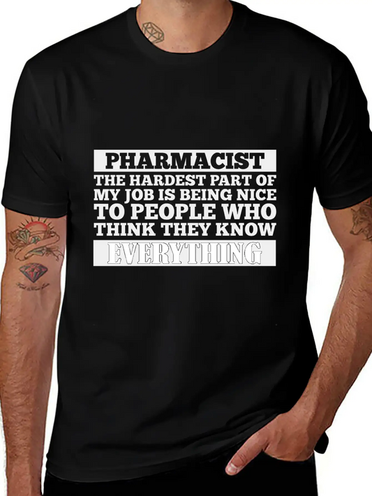 Pharmacist The Hardest Part Of My Job Unisex Casual T-Shirt – Clean Design For Daily Comfort