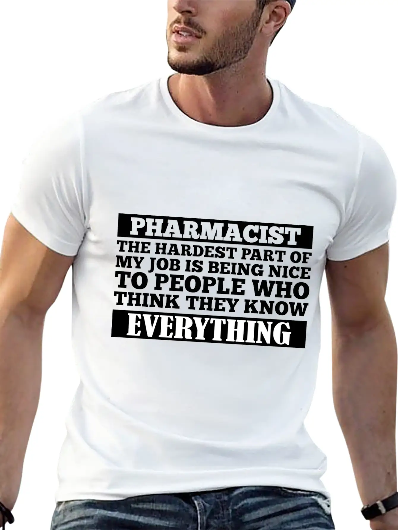 Pharmacist The Hardest Part Of My Job Unisex Casual T-Shirt – Clean Design For Daily Comfort