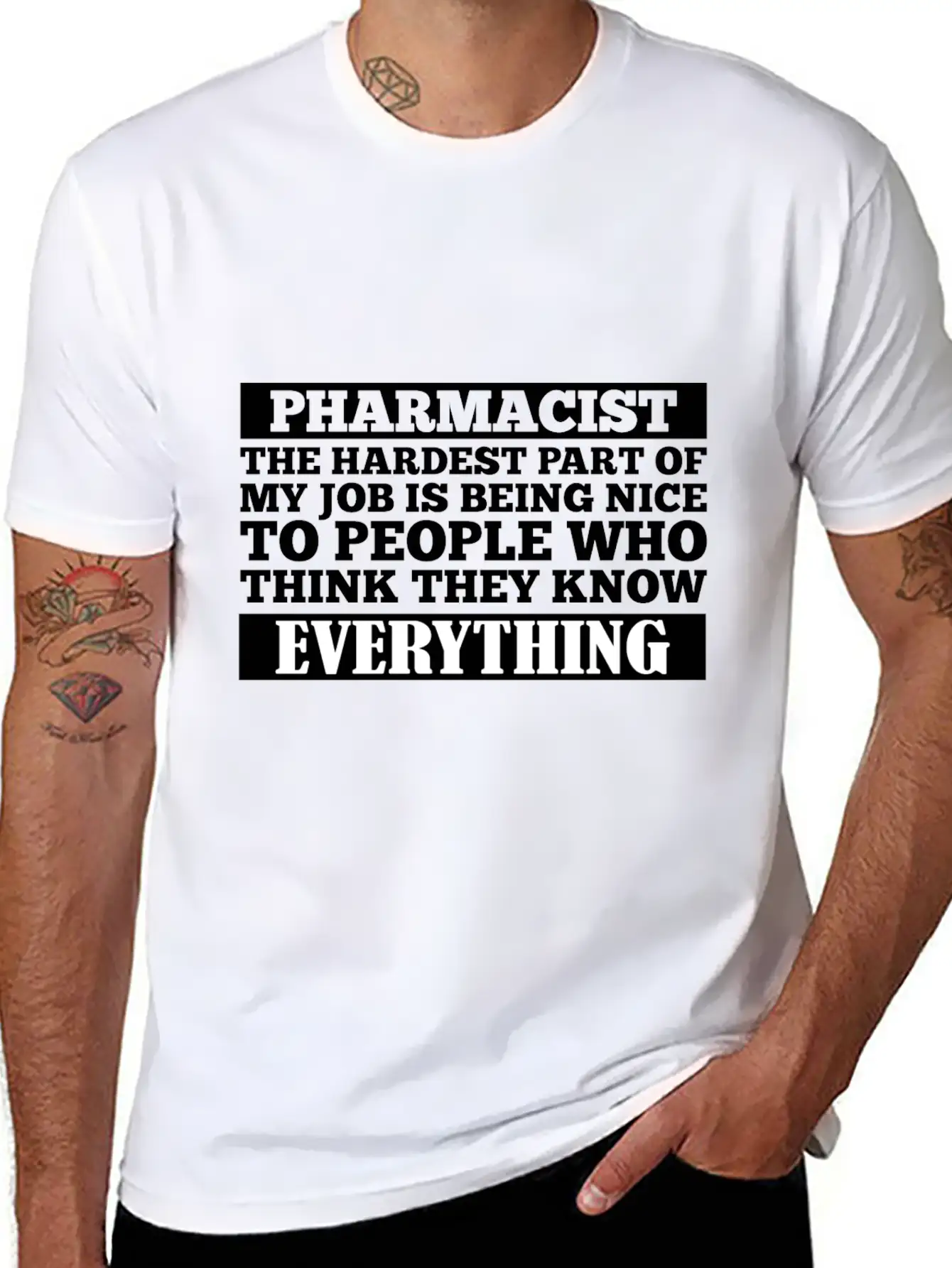 Pharmacist The Hardest Part Of My Job Unisex Casual T-Shirt – Clean Design For Daily Comfort