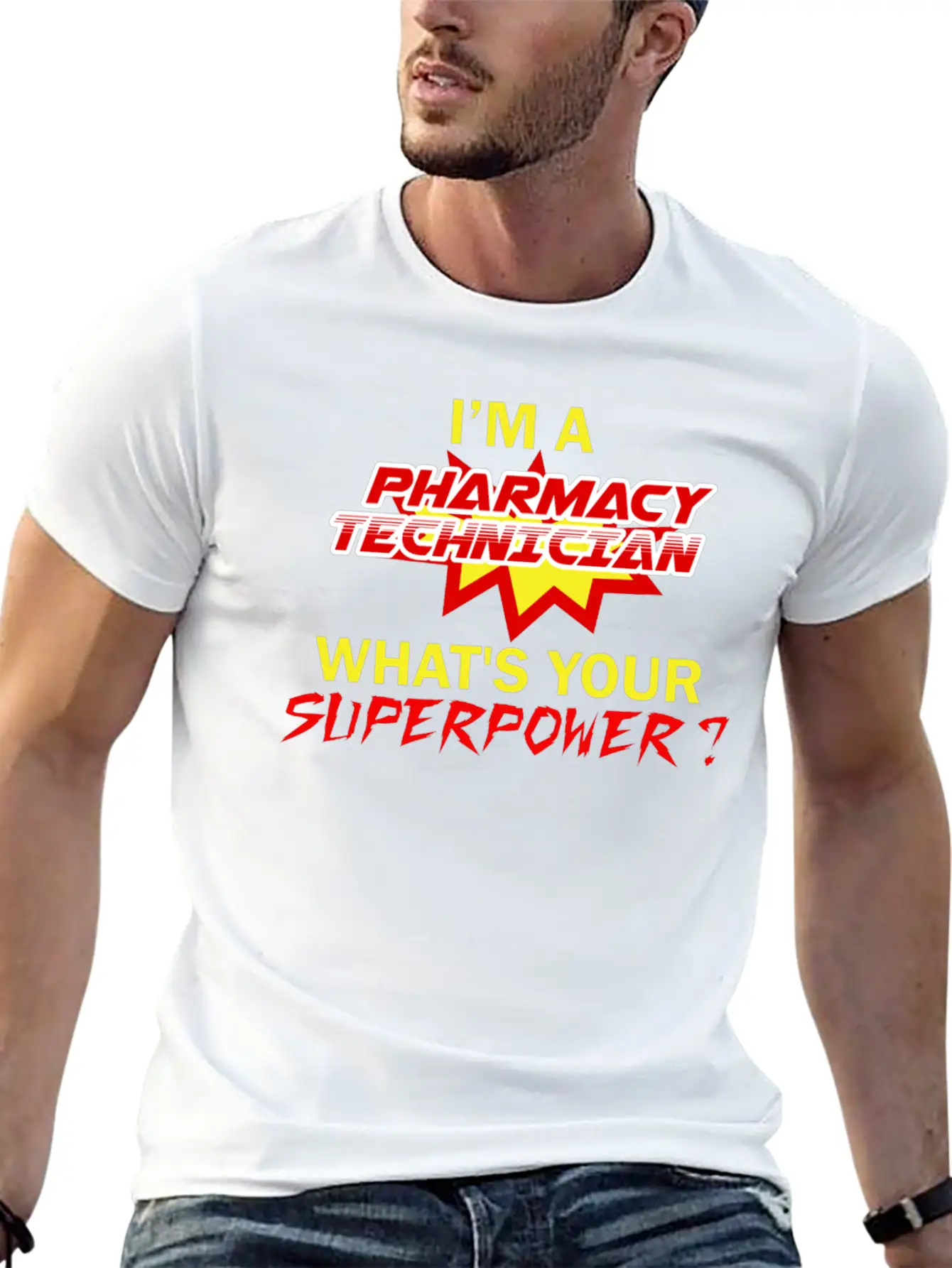 Pharmacy Technician - I'm A Pharmacy Technician Wh Comfortable Minimalist Graphic Tee – Summer Style Essential