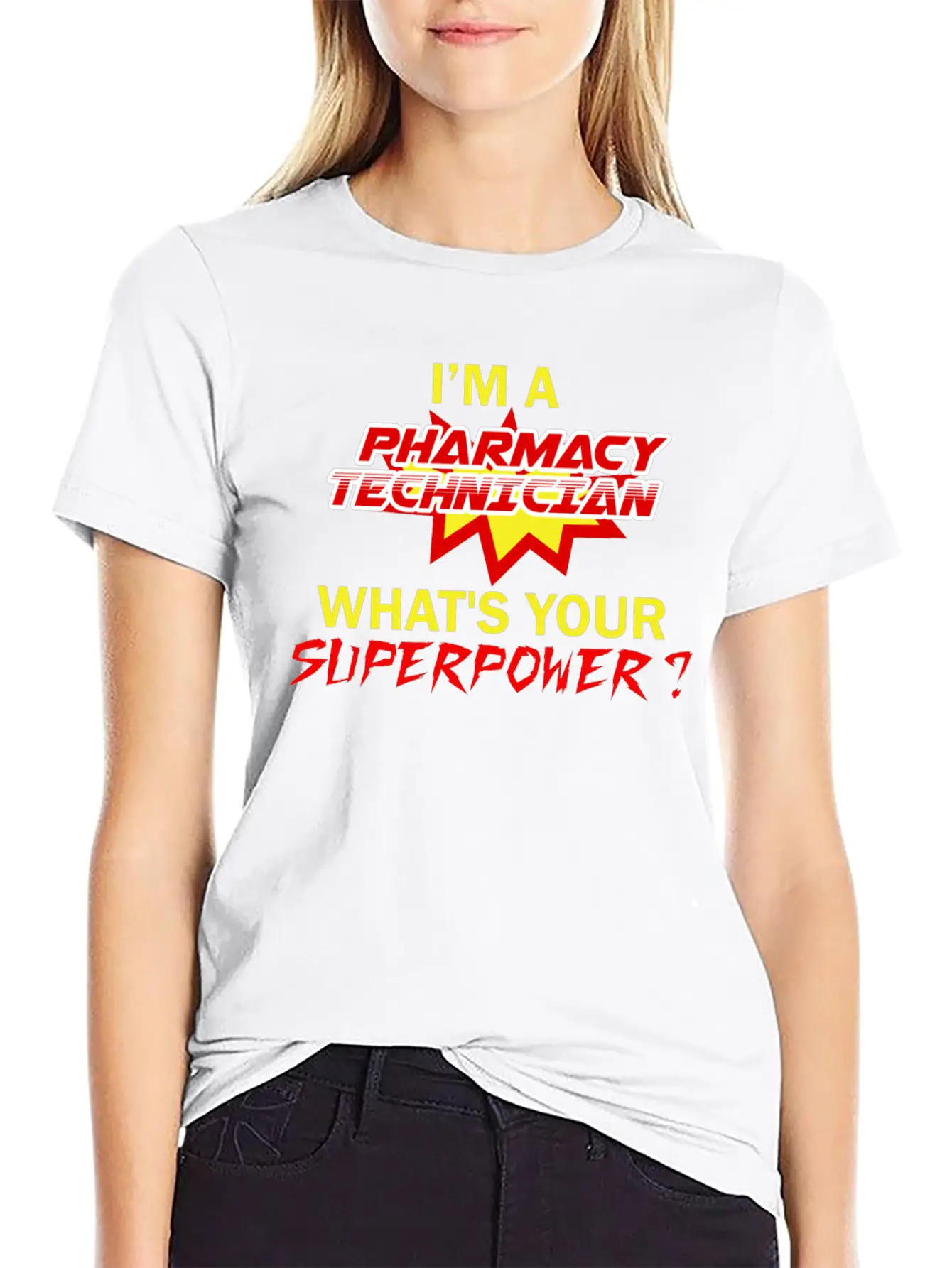 Pharmacy Technician - I'm A Pharmacy Technician Wh Comfortable Minimalist Graphic Tee – Summer Style Essential
