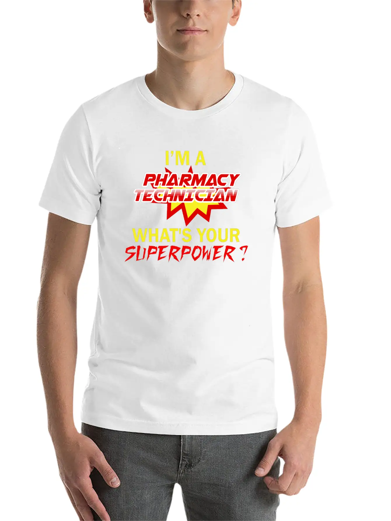 Pharmacy Technician - I'm A Pharmacy Technician Wh Comfortable Minimalist Graphic Tee – Summer Style Essential