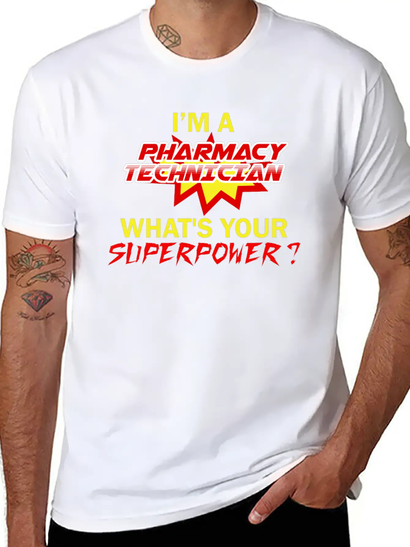 Pharmacy Technician - I'm A Pharmacy Technician Wh Comfortable Minimalist Graphic Tee – Summer Style Essential