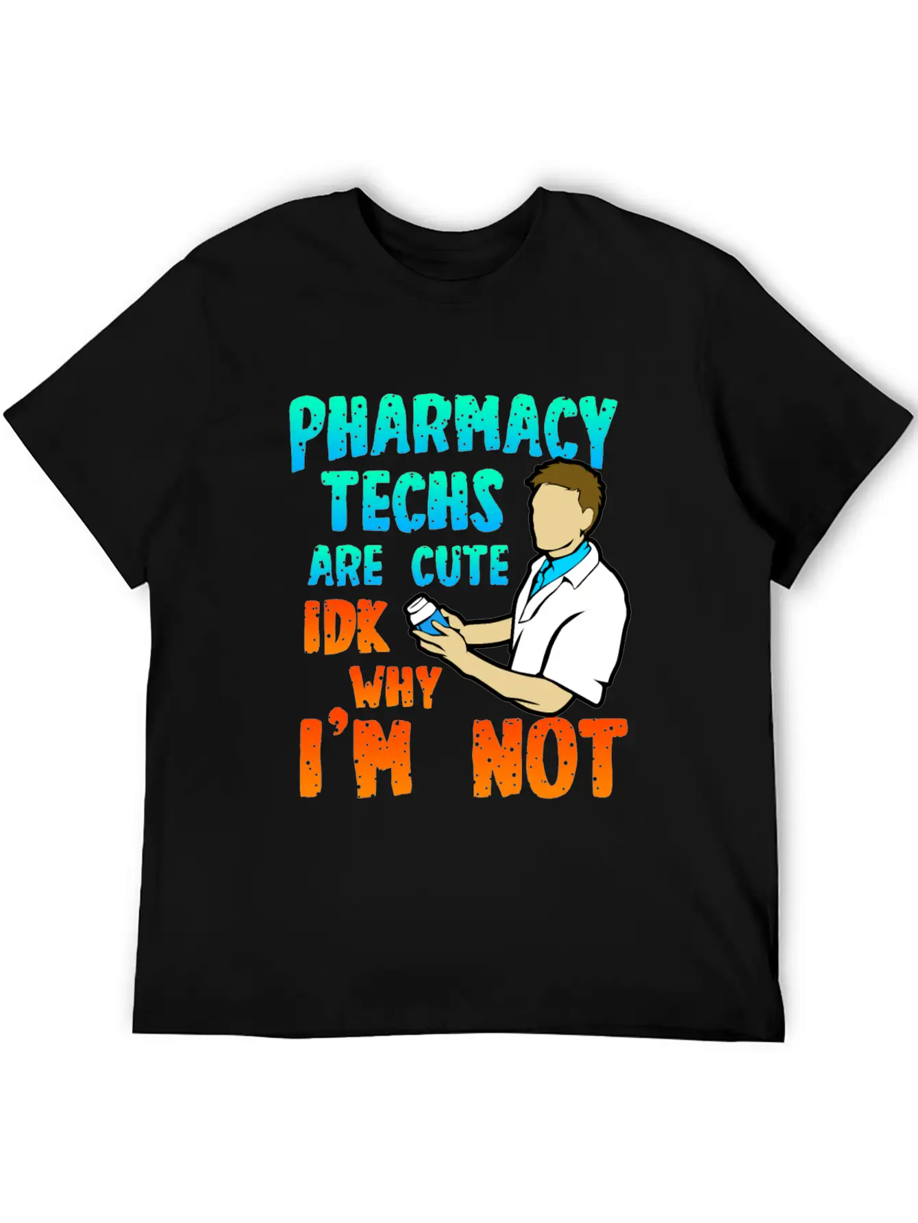 Pharmacy Techs Are Cute Unisex Short Sleeve Soft Cotton T-Shirt – Casual Everyday Wear
