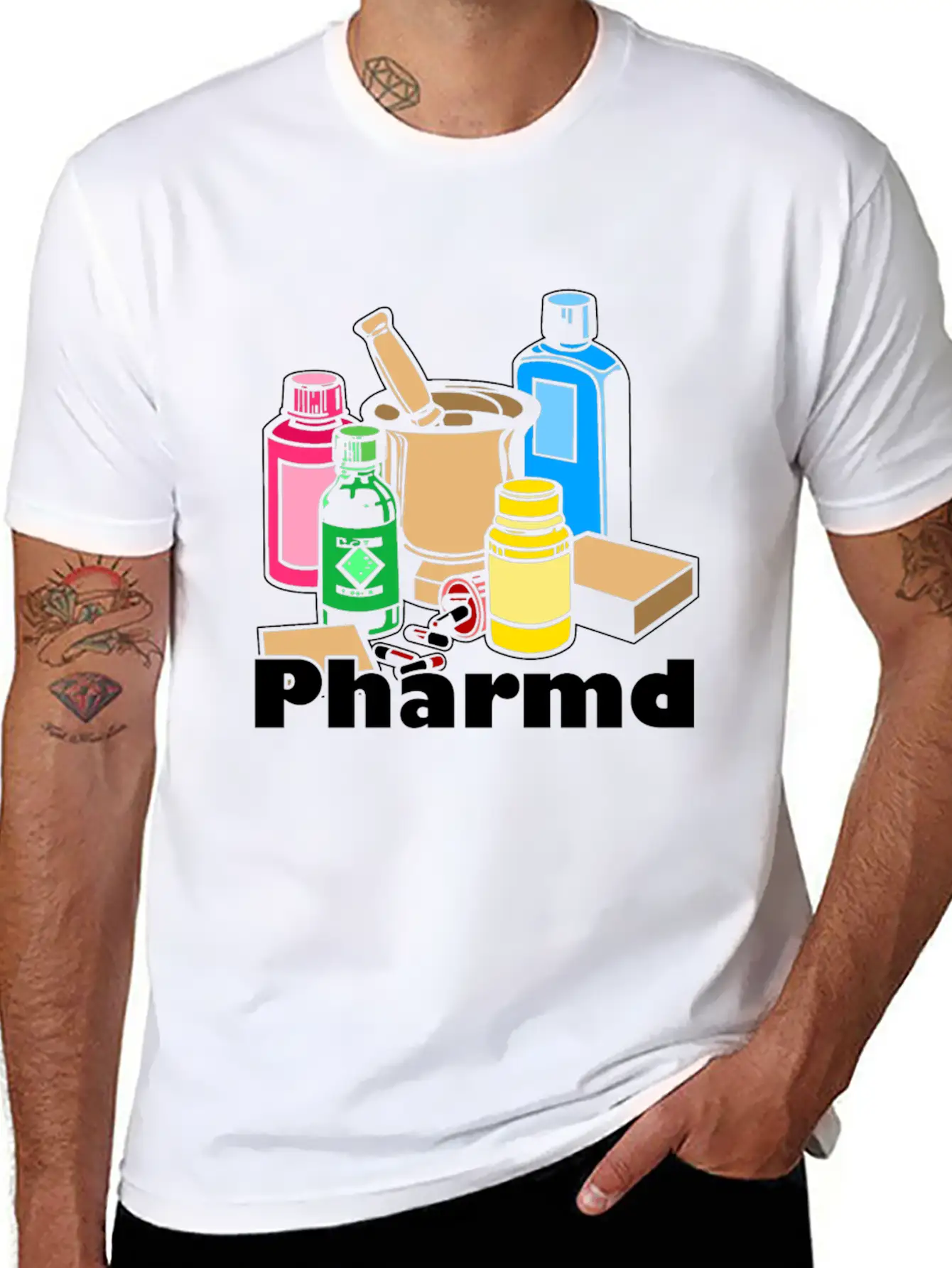 PHARMACY TEE SHIRT Timeless Short Sleeve Tee – Comfy And Minimalist Design