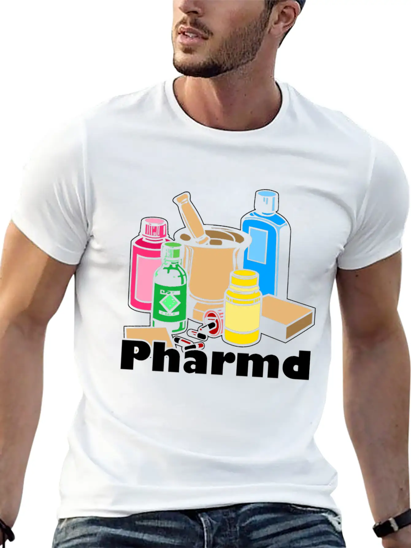 PHARMACY TEE SHIRT Timeless Short Sleeve Tee – Comfy And Minimalist Design