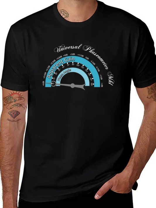 Phase-O-Meter Unisex Short Sleeve Soft Cotton T-Shirt – Casual Everyday Wear