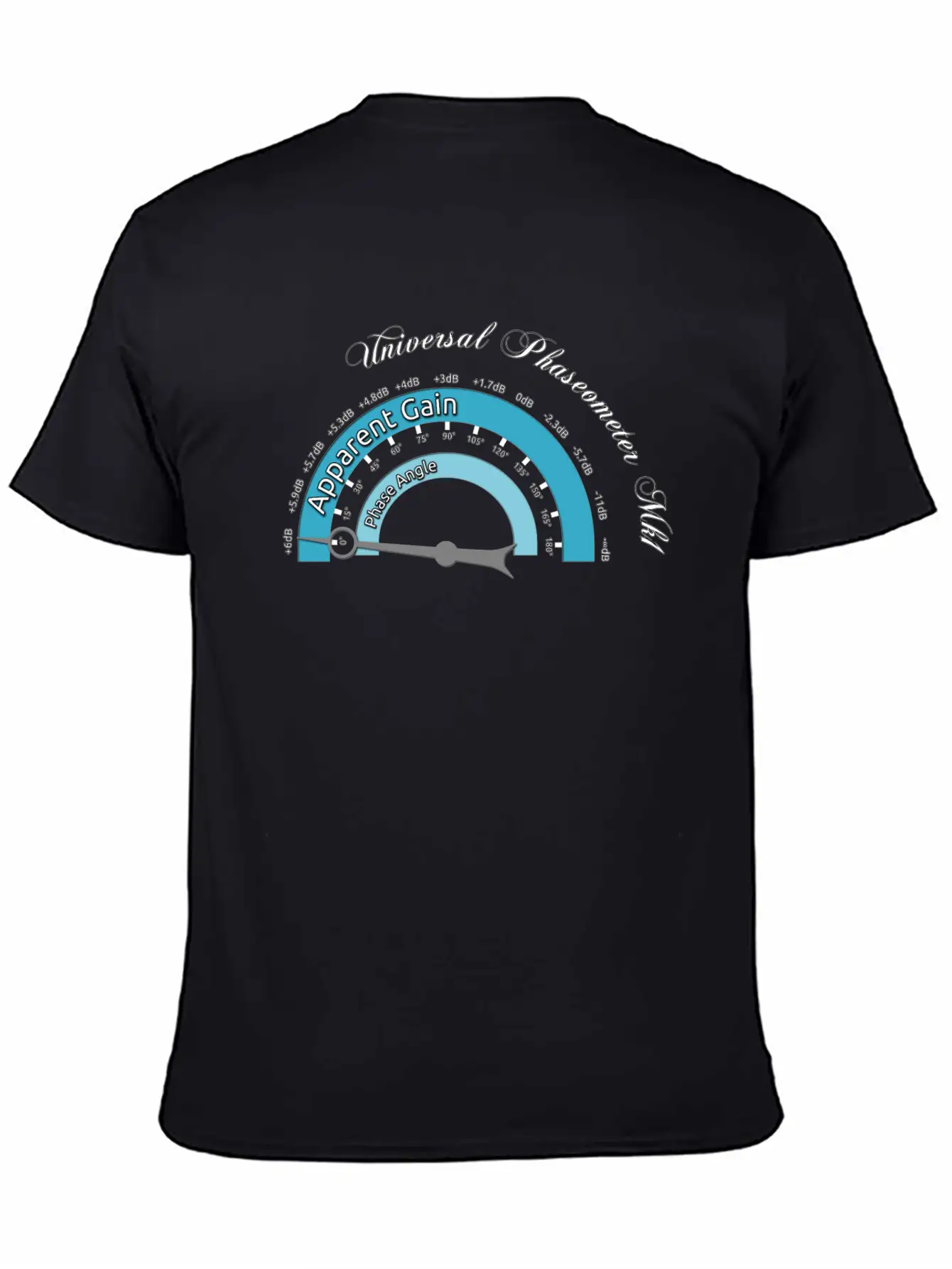 Phase-O-Meter Unisex Short Sleeve Soft Cotton T-Shirt – Casual Everyday Wear