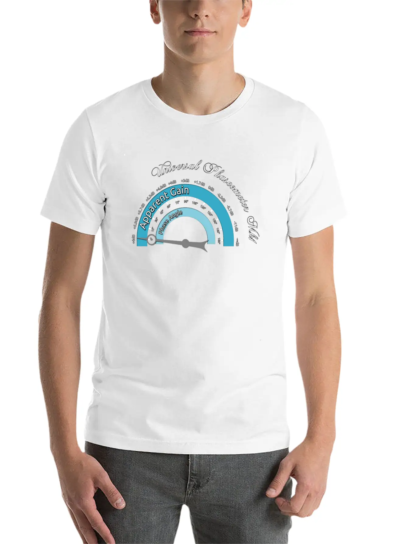 Phase-O-Meter Unisex Short Sleeve Soft Cotton T-Shirt – Casual Everyday Wear