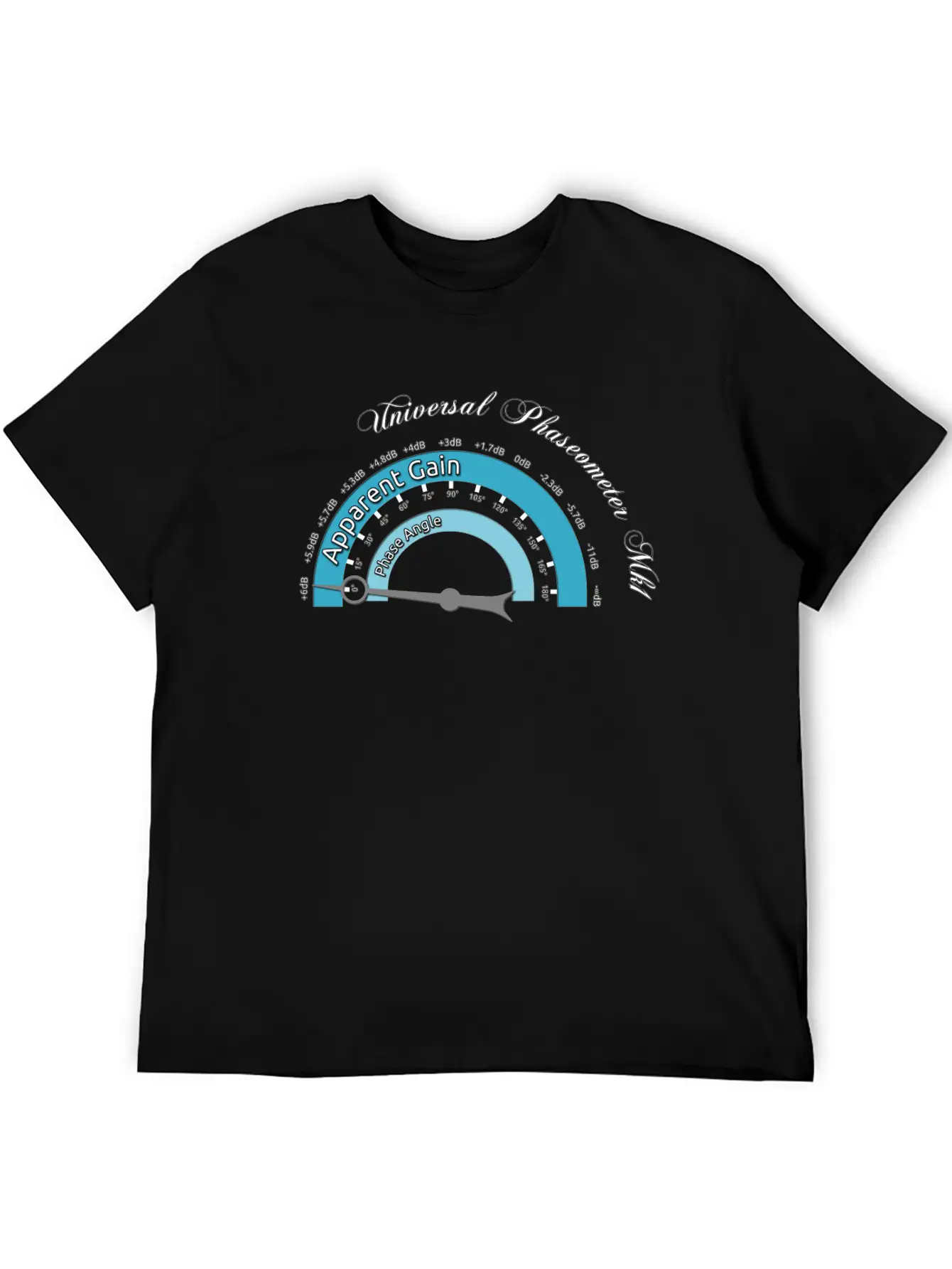 Phase-O-Meter Unisex Short Sleeve Soft Cotton T-Shirt – Casual Everyday Wear