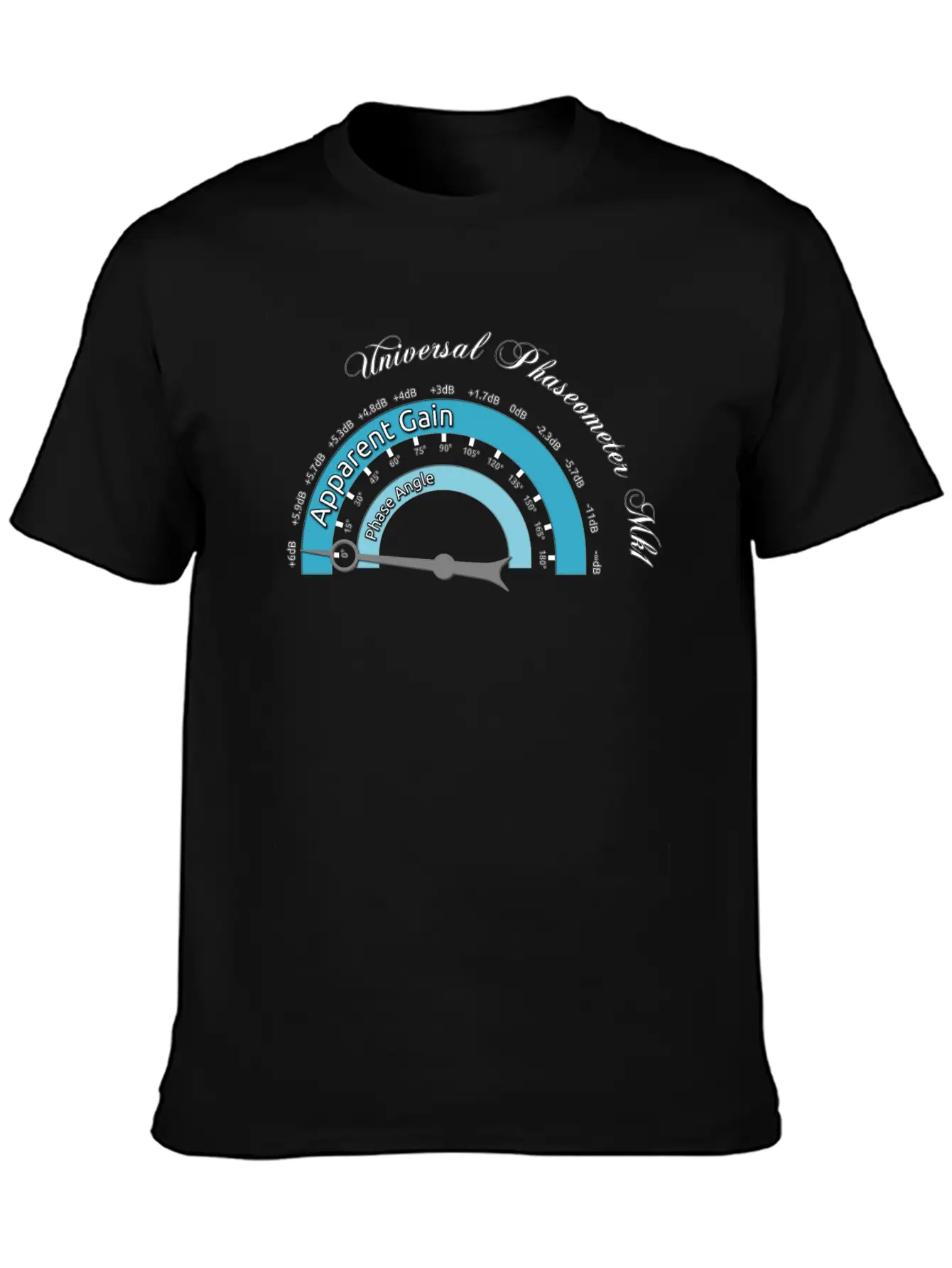 Phase-O-Meter Unisex Short Sleeve Soft Cotton T-Shirt – Casual Everyday Wear