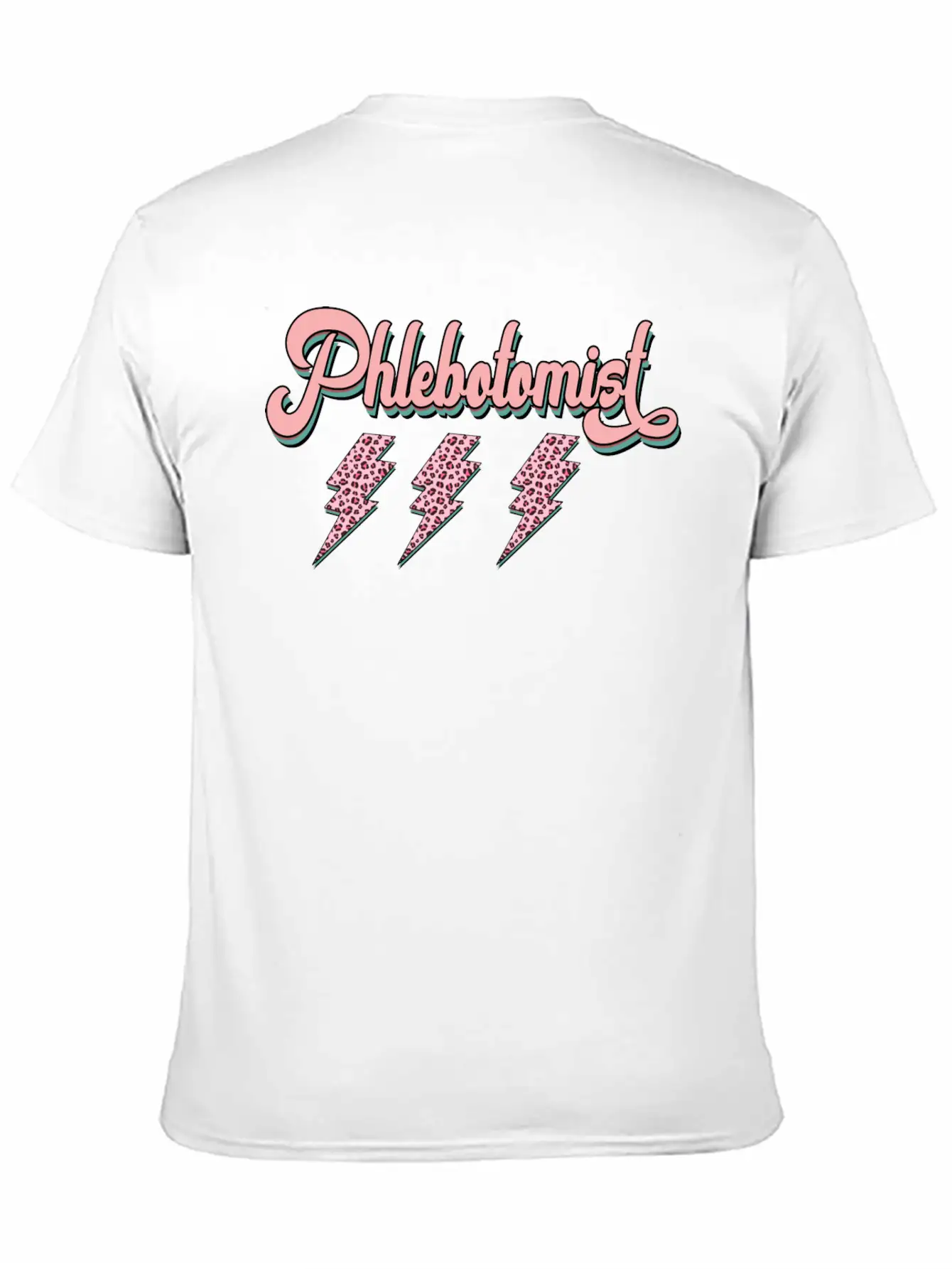 Phlebotomist Thunder Sticker Timeless Short Sleeve Tee – Comfy And Minimalist Design