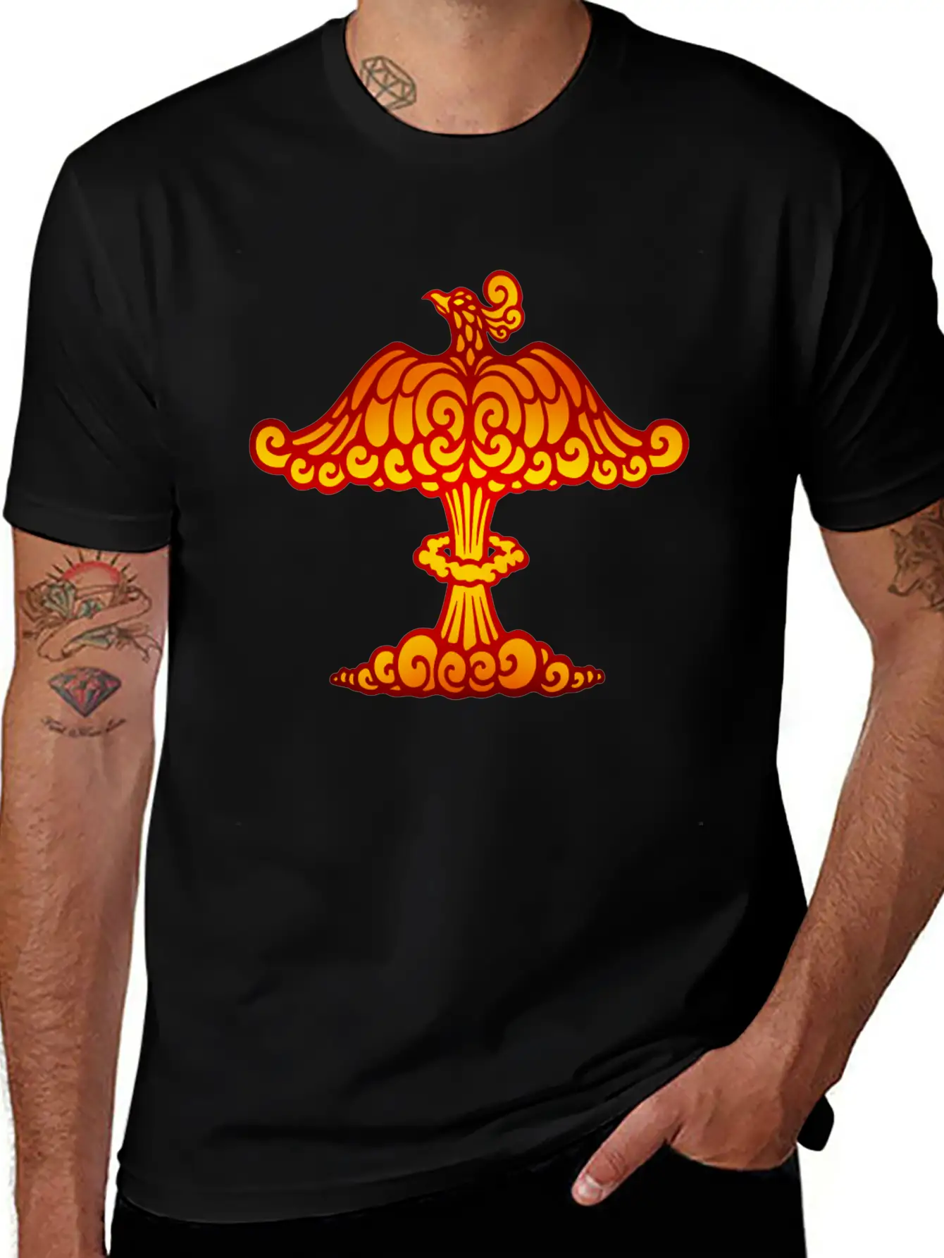 Phoenix Cloud Basic Graphic T-Shirt – Daily Comfort In Soft Cotton