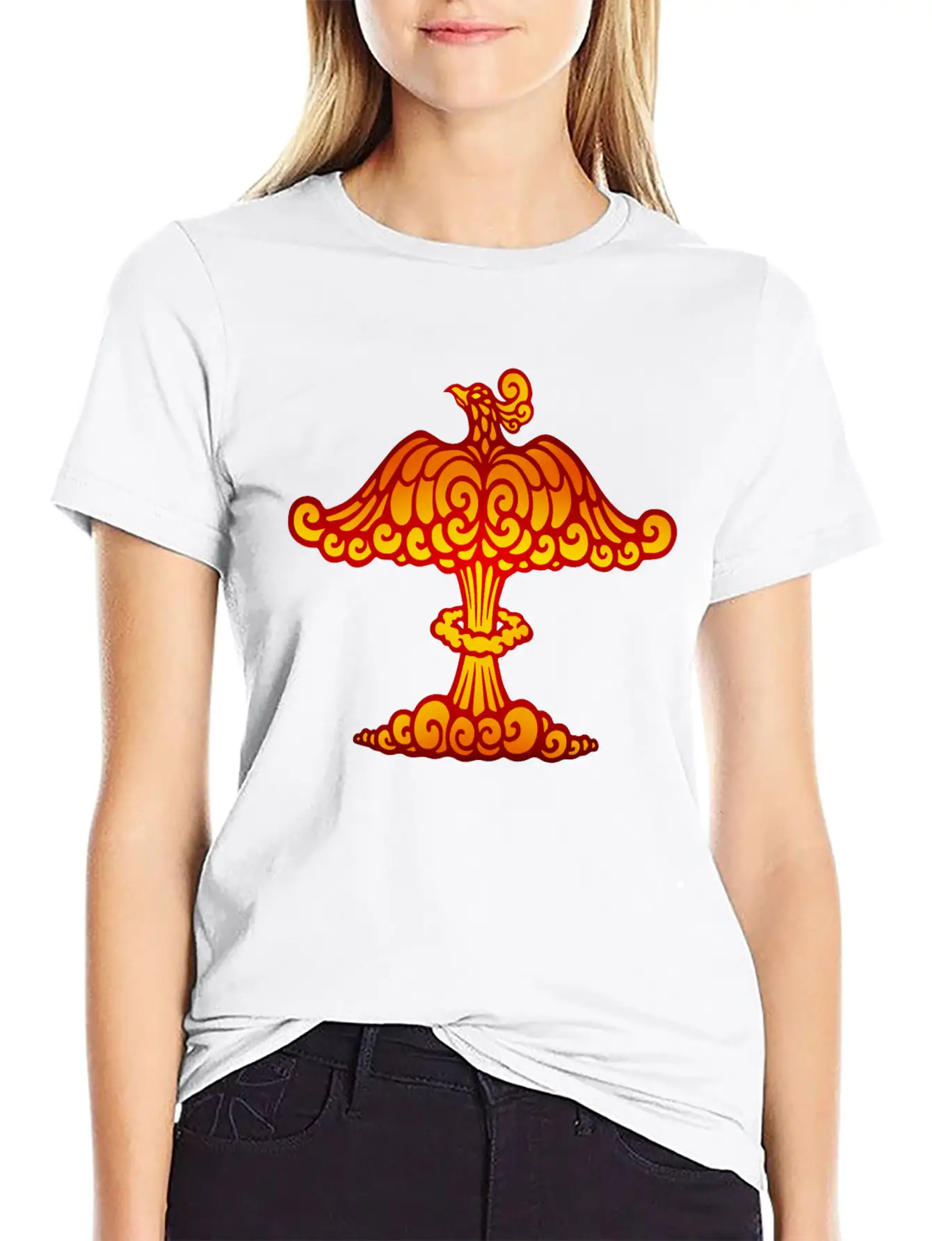 Phoenix Cloud Basic Graphic T-Shirt – Daily Comfort In Soft Cotton