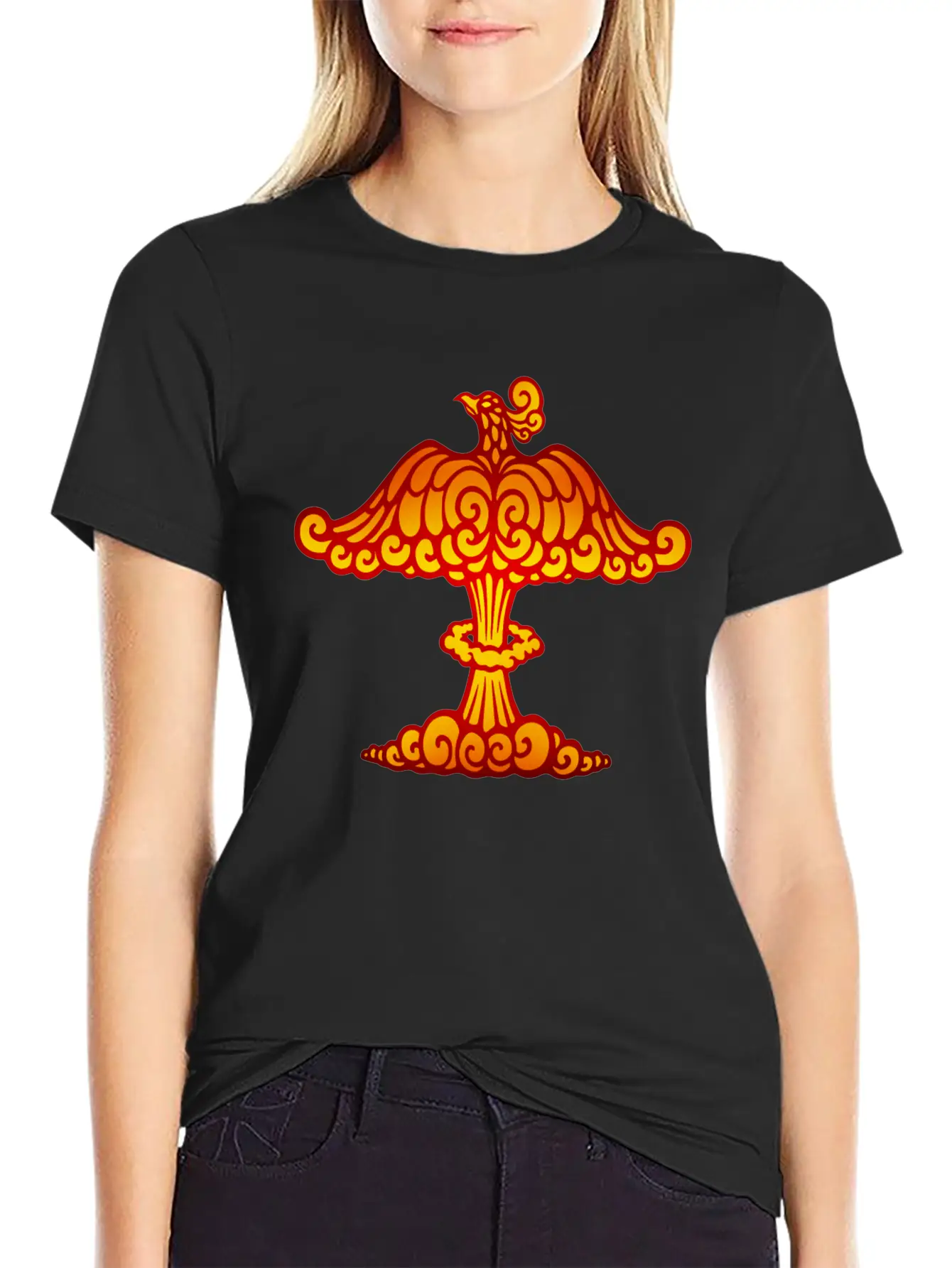 Phoenix Cloud Basic Graphic T-Shirt – Daily Comfort In Soft Cotton
