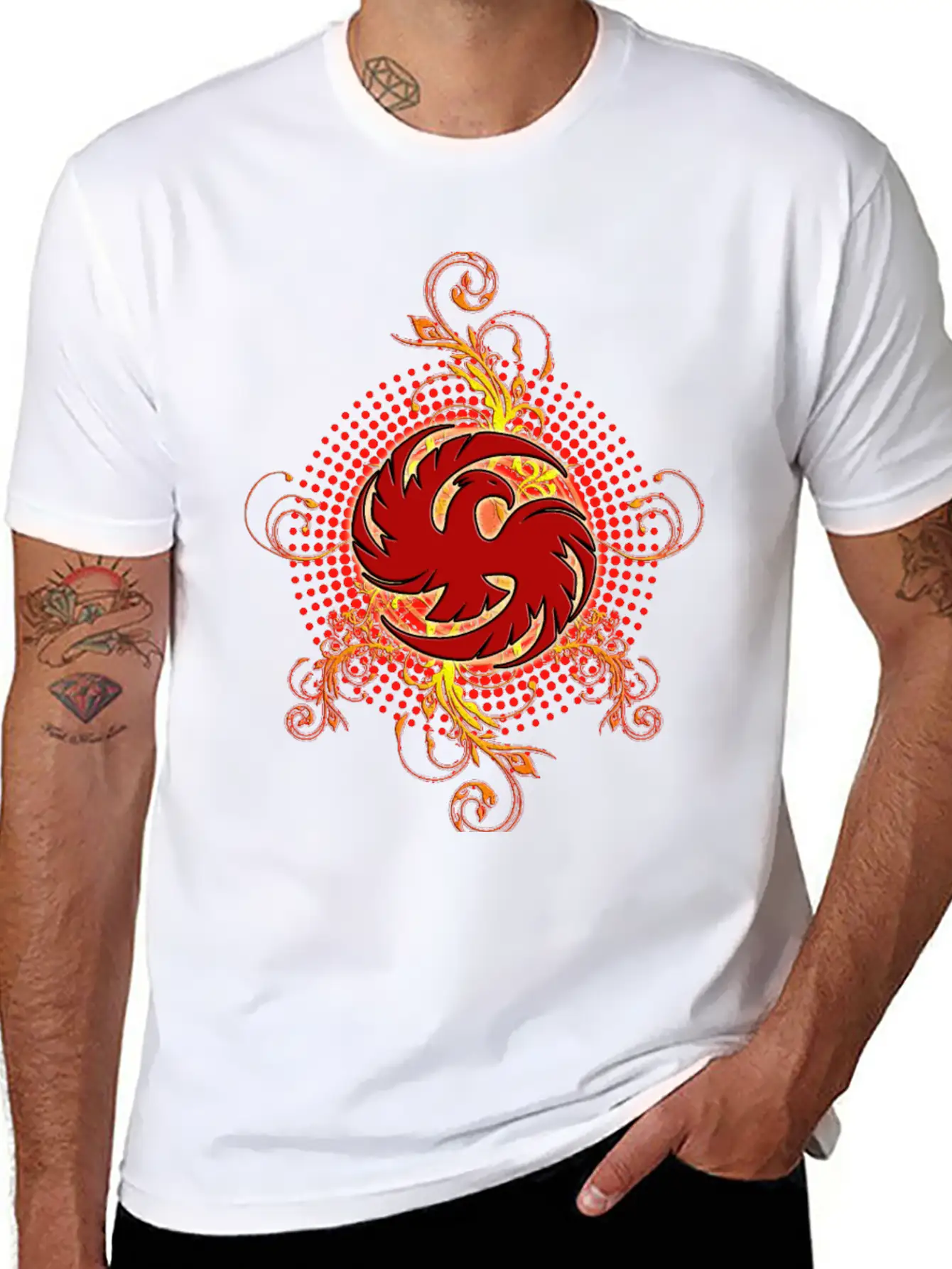 Phoenix Comfortable Minimalist Graphic Tee – Summer Style Essential