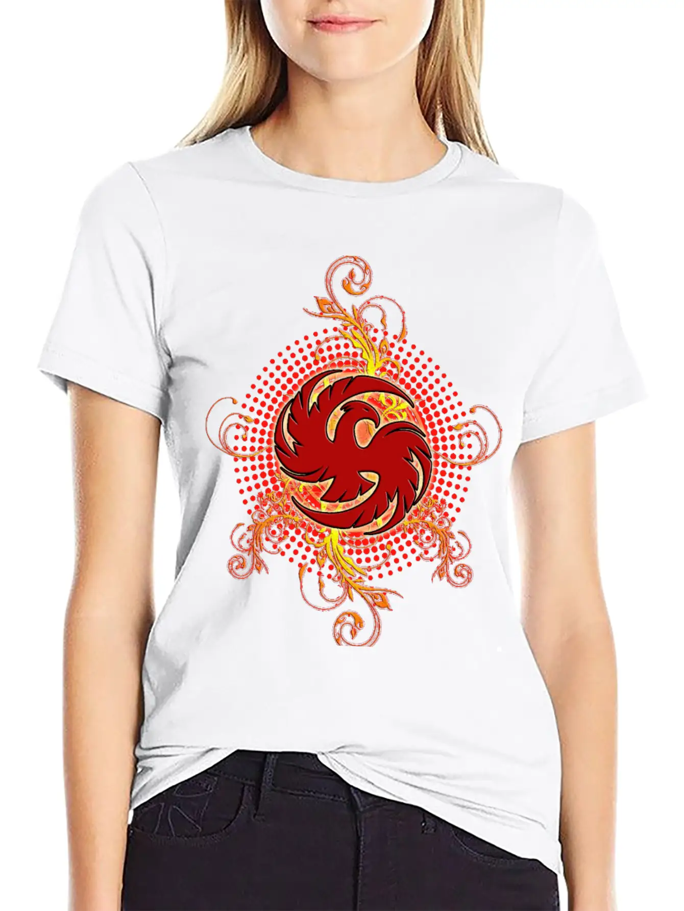 Phoenix Comfortable Minimalist Graphic Tee – Summer Style Essential