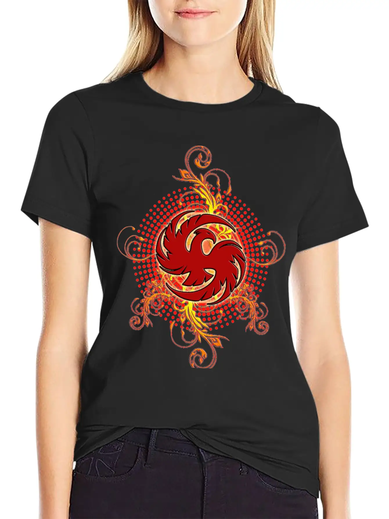 Phoenix Comfortable Minimalist Graphic Tee – Summer Style Essential