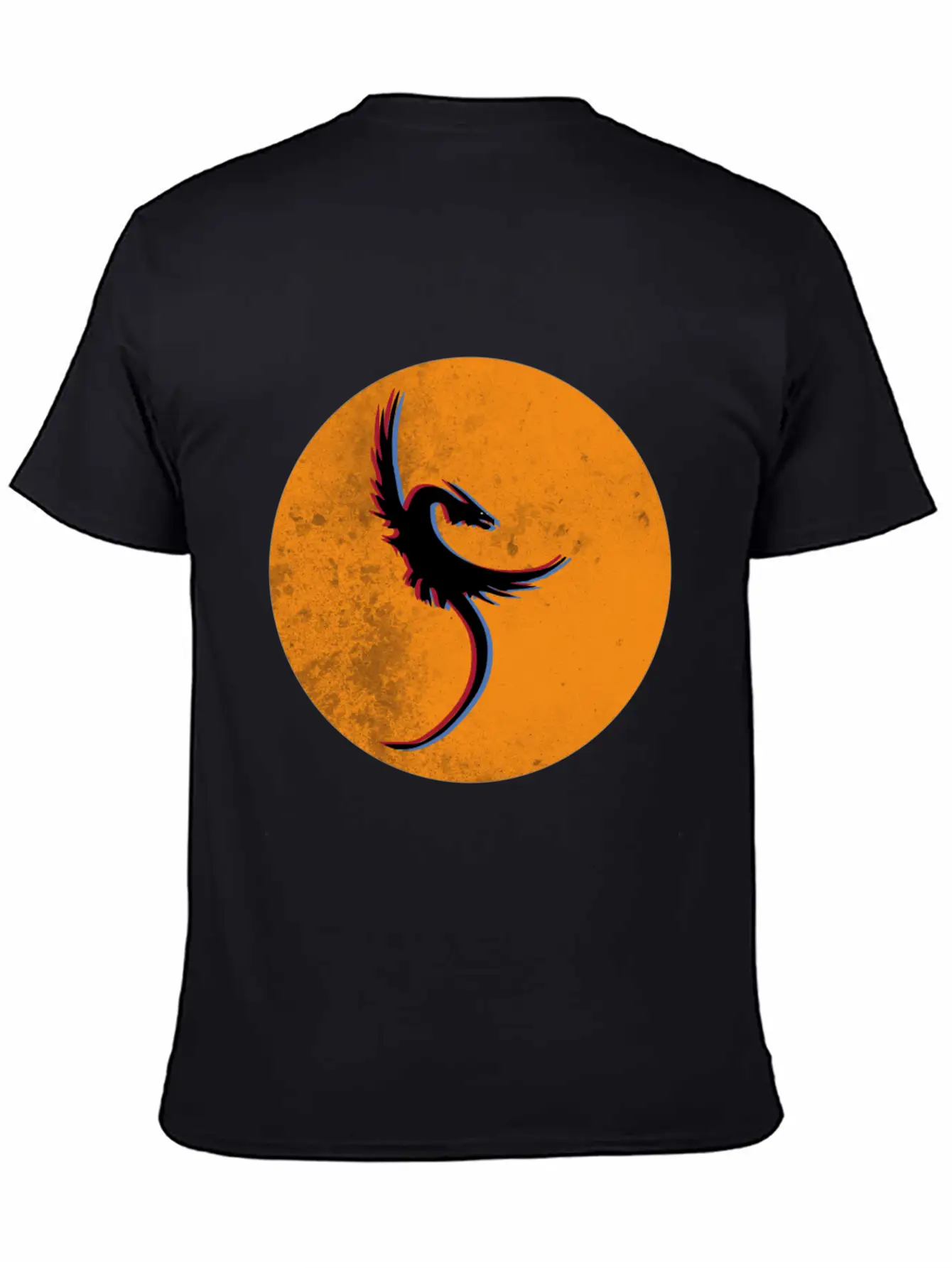 Phoenix - Rises From The Ashes In 3D 80th Look Basic Graphic T-Shirt – Daily Comfort In Soft Cotton