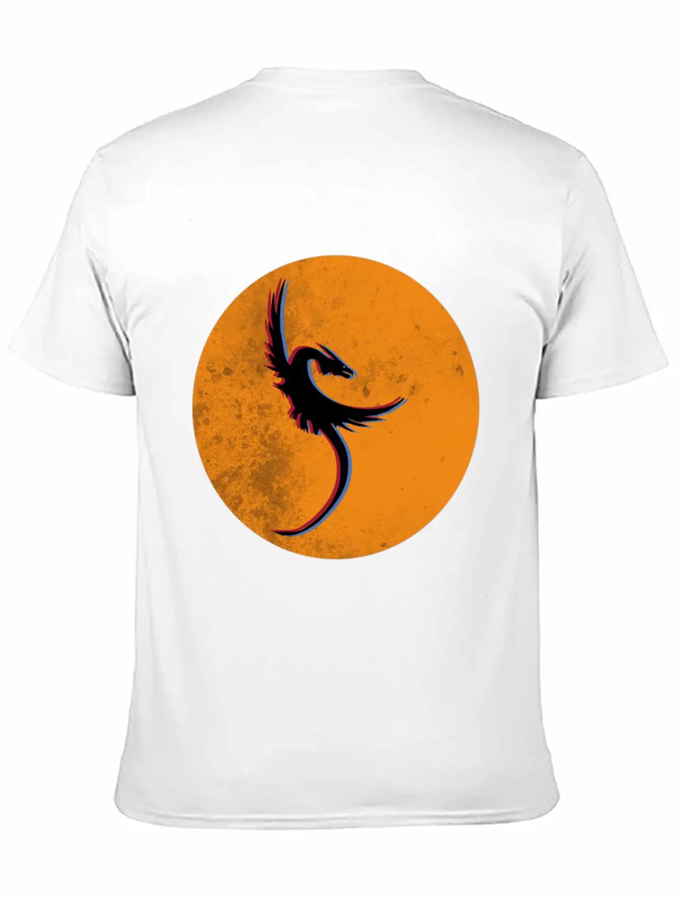 Phoenix - Rises From The Ashes In 3D 80th Look Basic Graphic T-Shirt – Daily Comfort In Soft Cotton