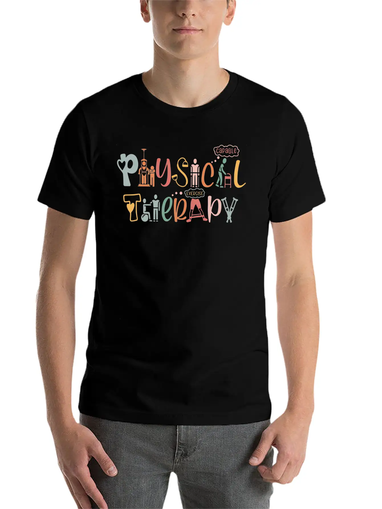 Physical Therapy Physical Therapist Pt Comfortable Minimalist Graphic Tee – Summer Style Essential