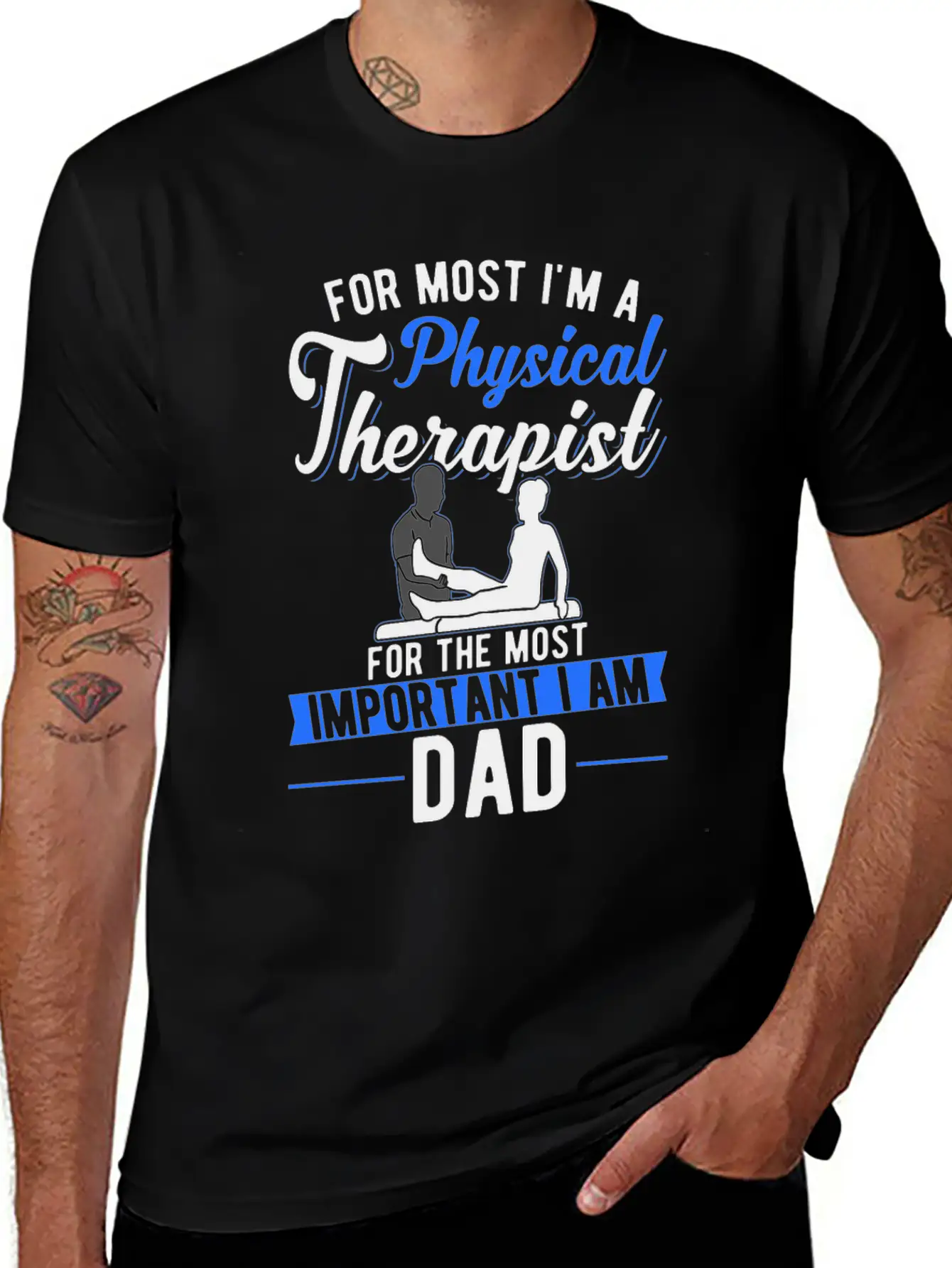 Physiotherapist Father Physiotherapy Papa Physio Comfortable Minimalist Graphic Tee – Summer Style Essential