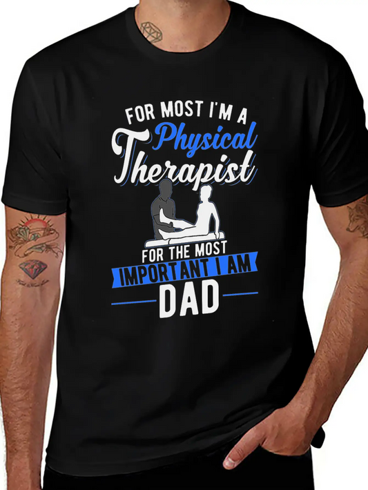 Physiotherapist Father Physiotherapy Papa Physio Comfortable Minimalist Graphic Tee – Summer Style Essential