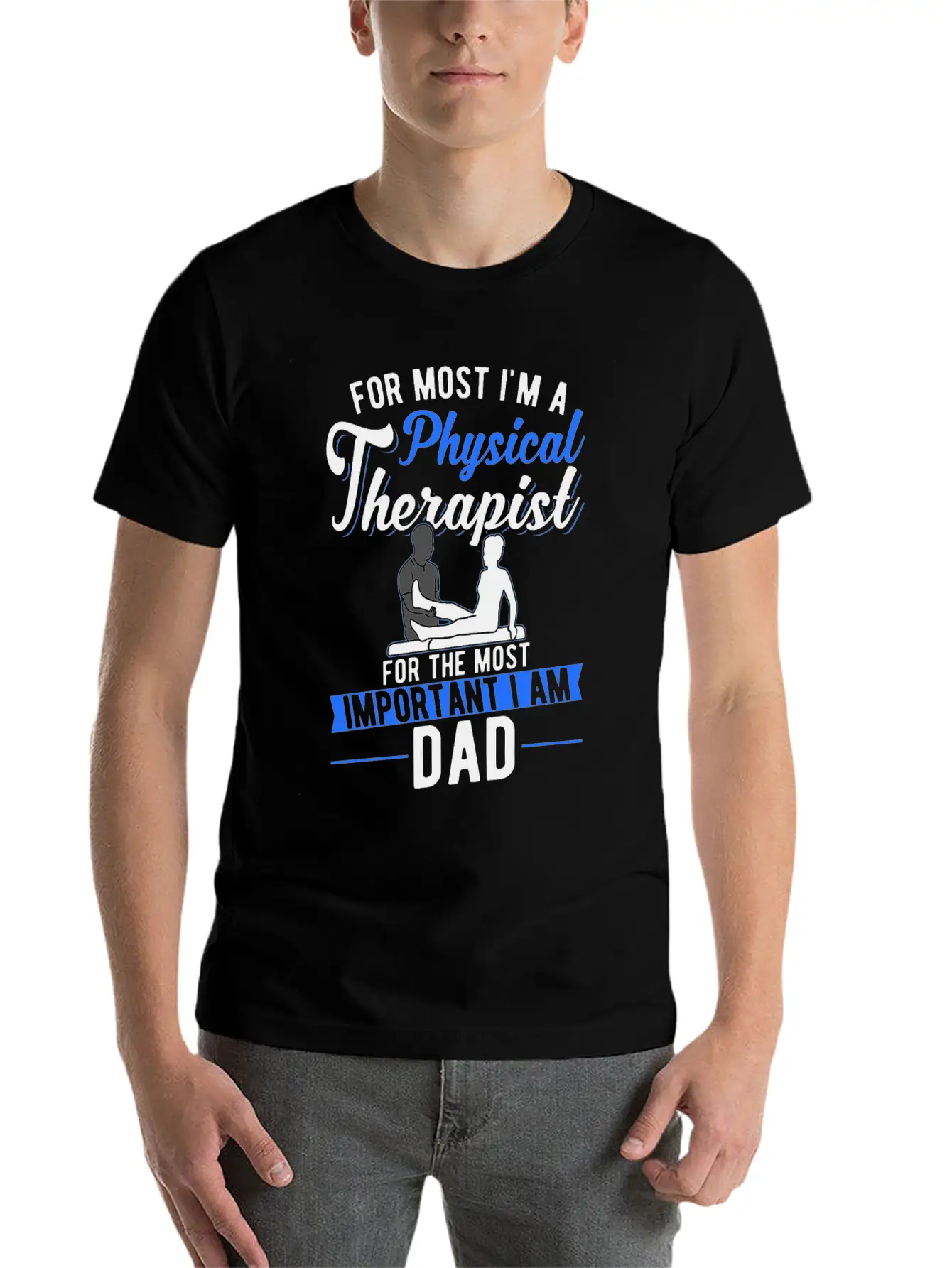 Physiotherapist Father Physiotherapy Papa Physio Comfortable Minimalist Graphic Tee – Summer Style Essential