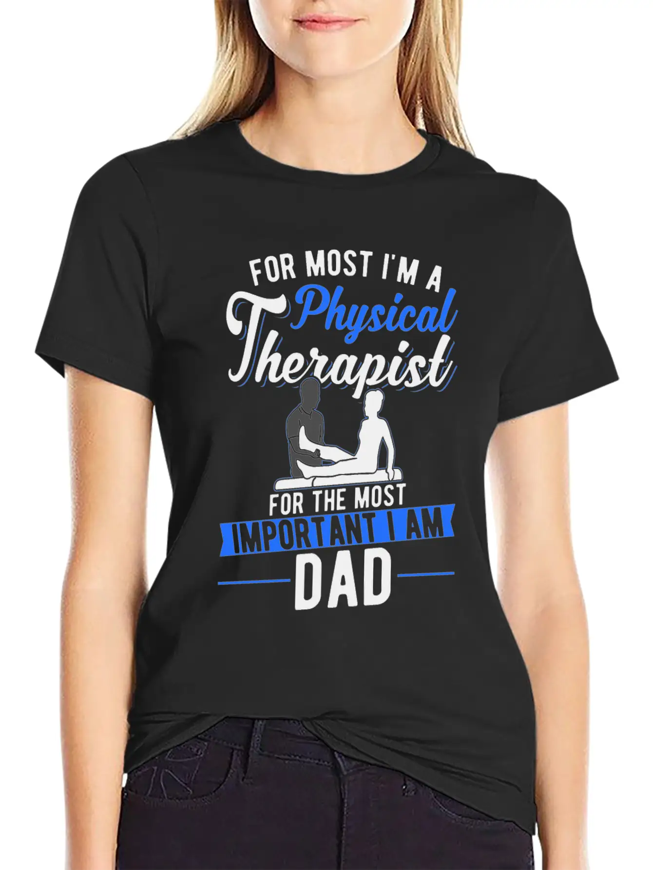 Physiotherapist Father Physiotherapy Papa Physio Comfortable Minimalist Graphic Tee – Summer Style Essential