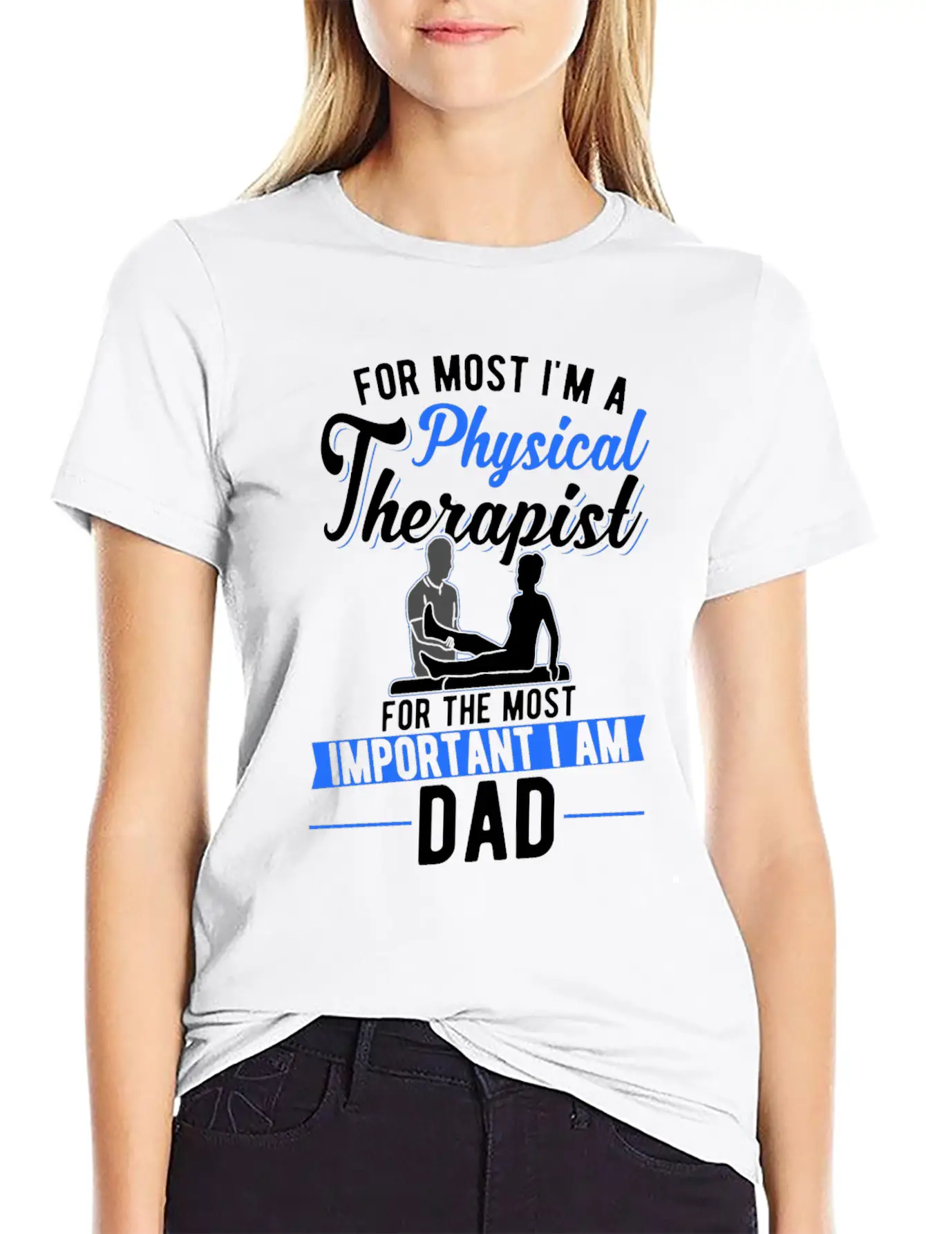 Physiotherapist Father Physiotherapy Papa Physio Comfortable Minimalist Graphic Tee – Summer Style Essential
