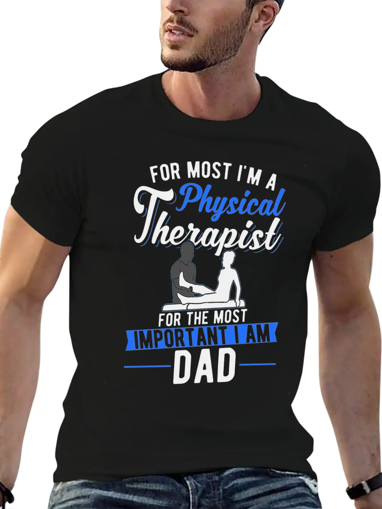 Physiotherapist Father Physiotherapy Papa Physio Comfortable Minimalist Graphic Tee – Summer Style Essential
