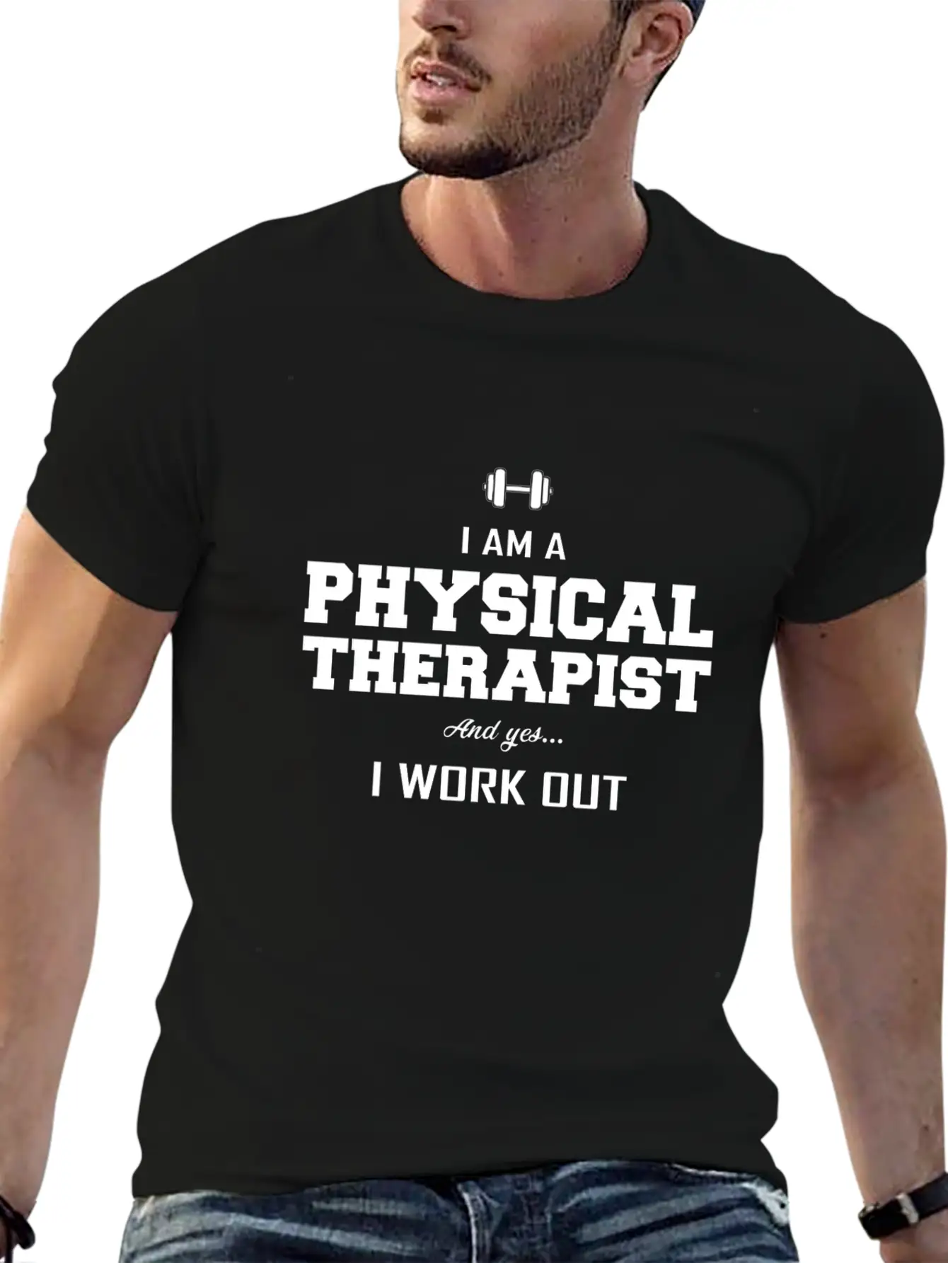 Physiotherapy Physiotherapist Gift Saying Funny Stylish Everyday T-Shirt – Unisex Basic Cotton Tee