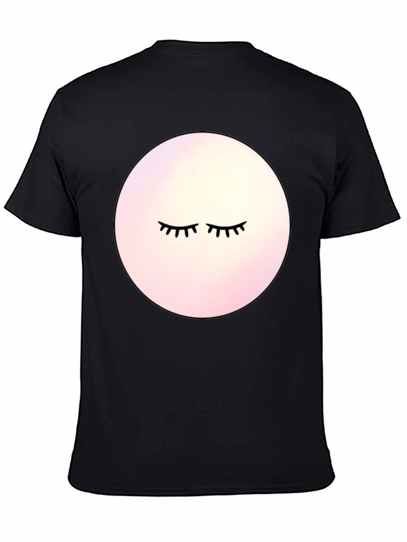 Eyelash Graphic Black T-Shirt