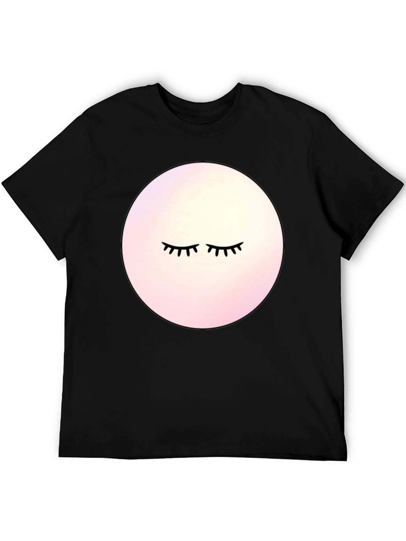 Eyelash Graphic Black T-Shirt